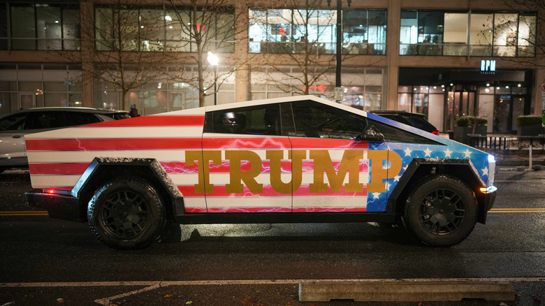 Tesla Cybertruck Trump