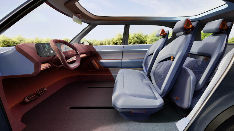 Interior of the Kia EV2 concept