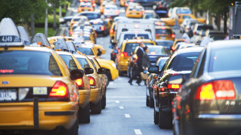 Manhattan traffic jam