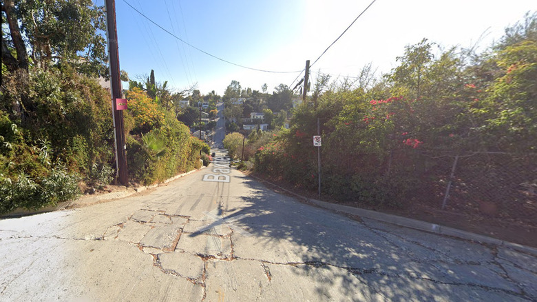 A view of Baxter Street in LA