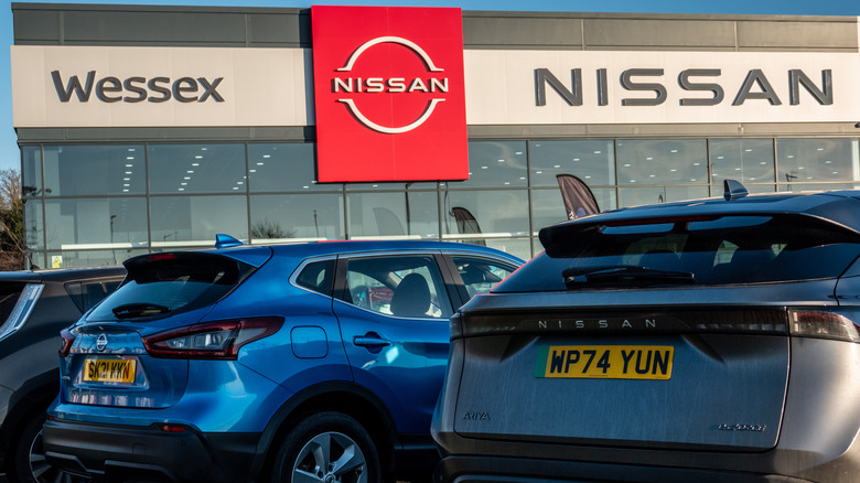 A Nissan dealership