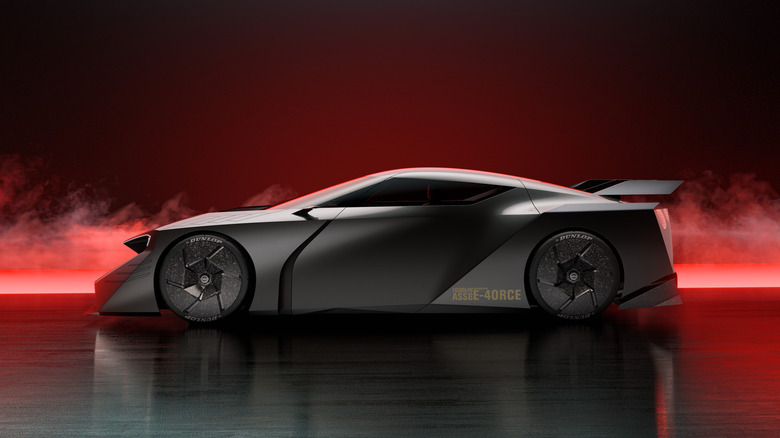 A render of the Nissan Hyper Force Concept car.