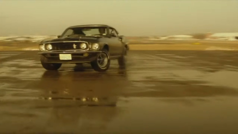 John Wick drifting his Ford Mustang