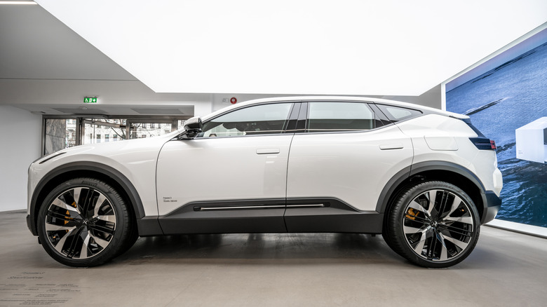 A photo of a Polestar 3 electric SUV.