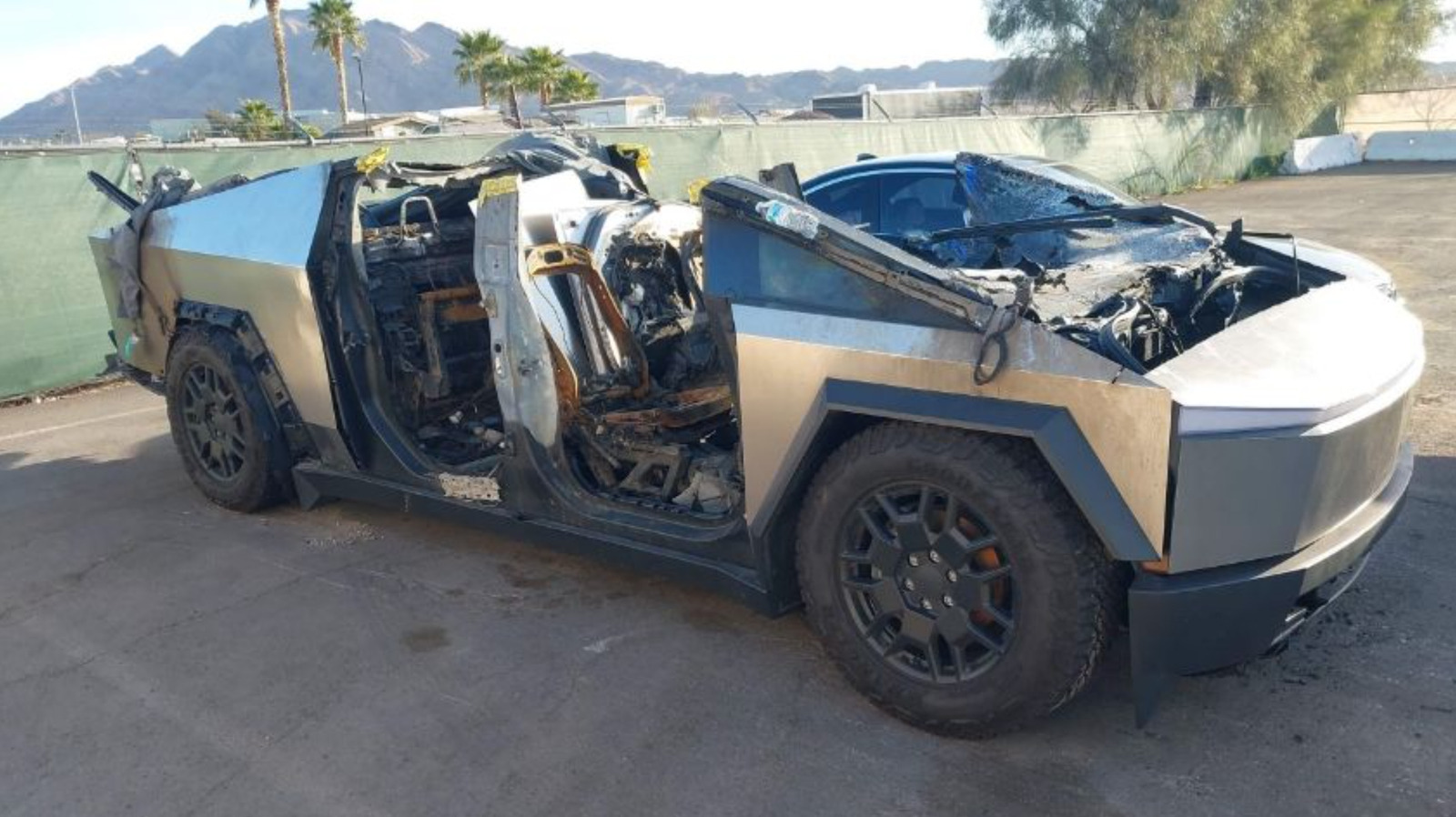 Remains Of Las Vegas Bombing Terrorist's Cybertruck For Sale After Elon Musk Promised He Would Get It Back On The Road