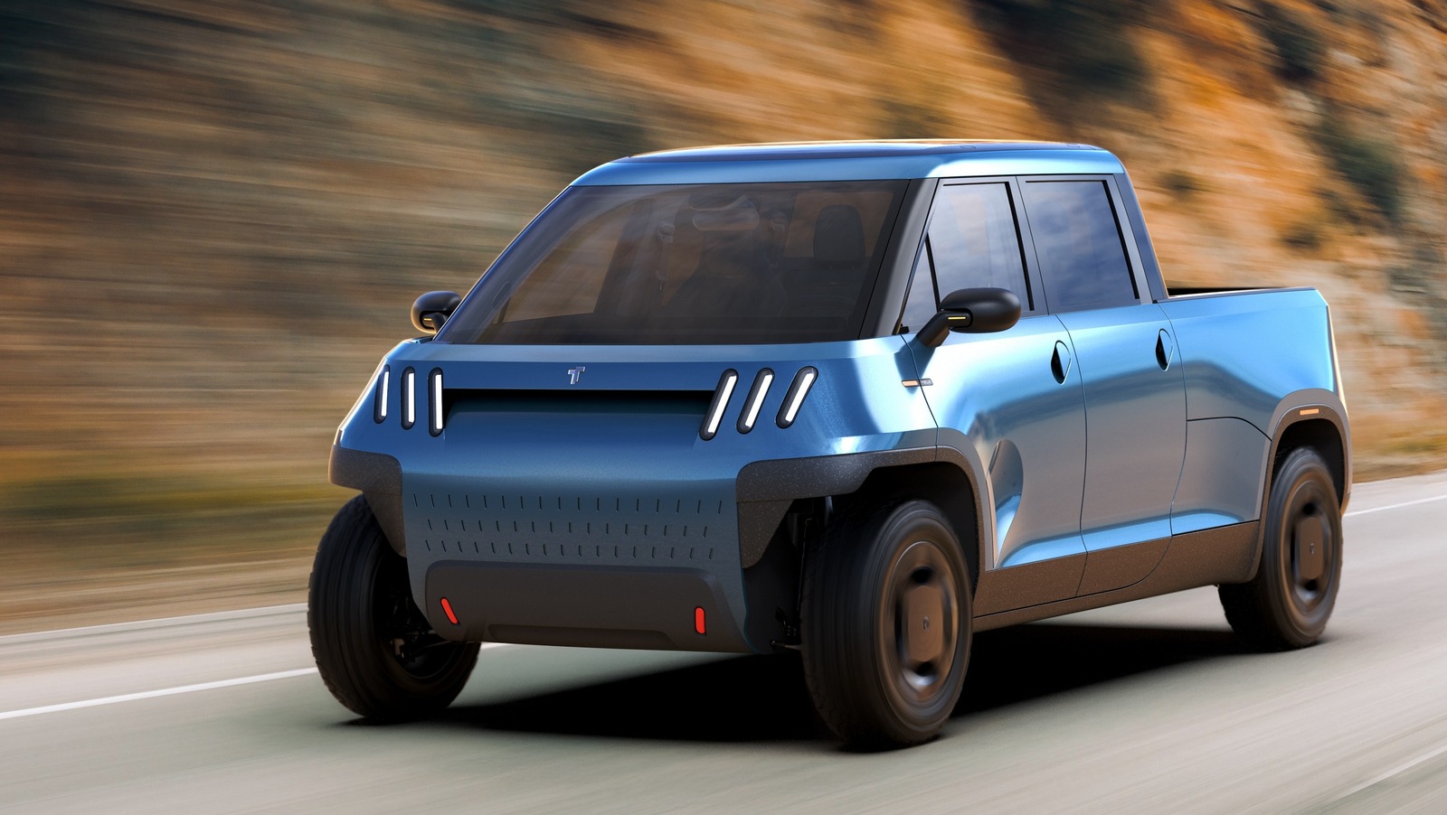 Telo Electric Pickup Is No Bigger Than A Mini With A Bed The Size Of A Toyota Tacoma's