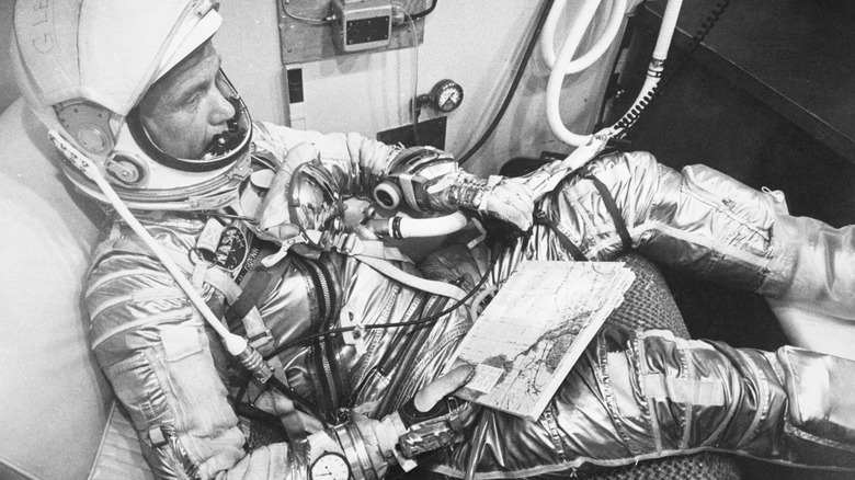 A photo of NASA astronaut John Glenn.