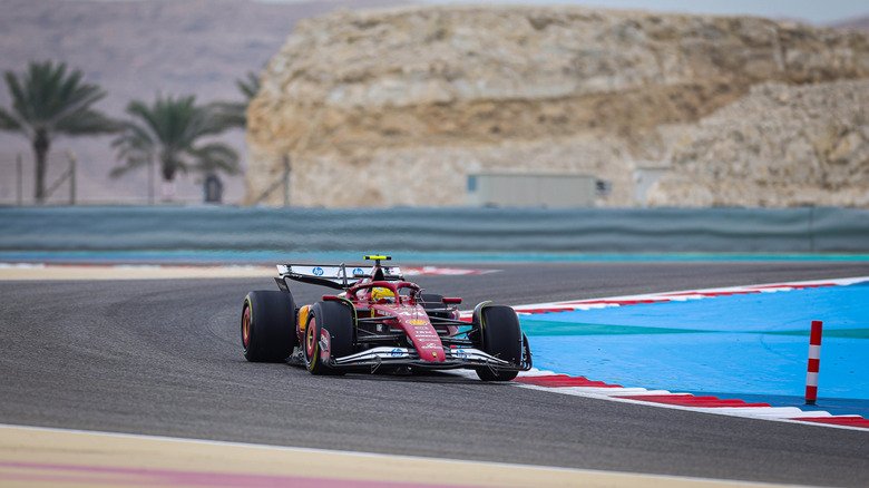 Lewis Hamilton testing in Bahrain