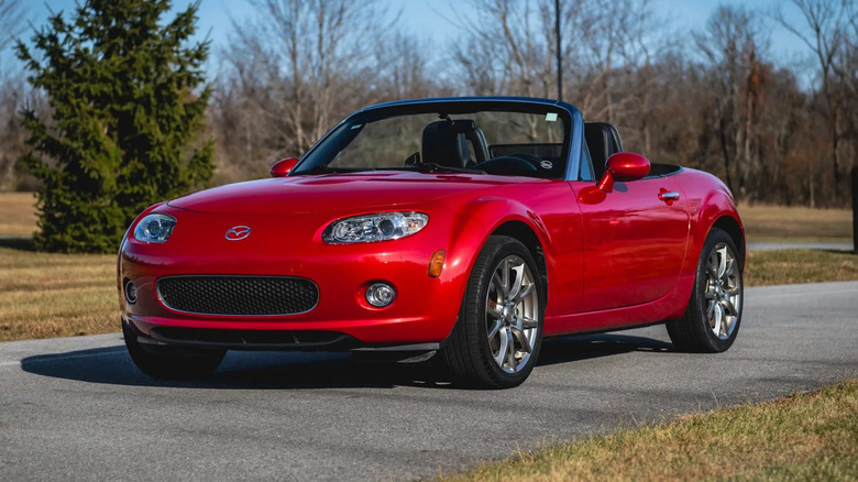 A red NC Mazda MX5