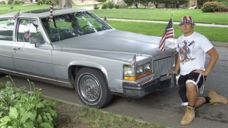 A man and his cadillac