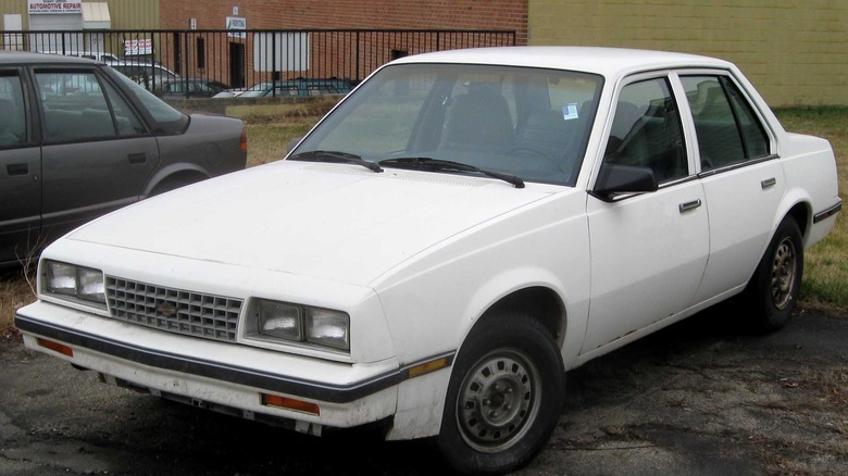 white 1985 Chevrolet Cavalier