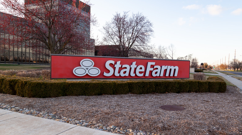 State Farm corporate headquarters in Bloomington, Illinois, USA.