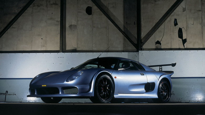 A photo of a Noble M400 sports car.