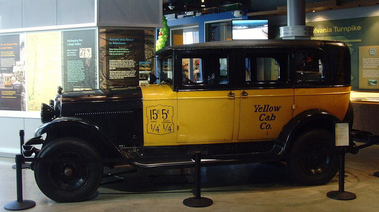 A 1930 Yellow Cab at the America on Wheels Museum in Allentown, PA.