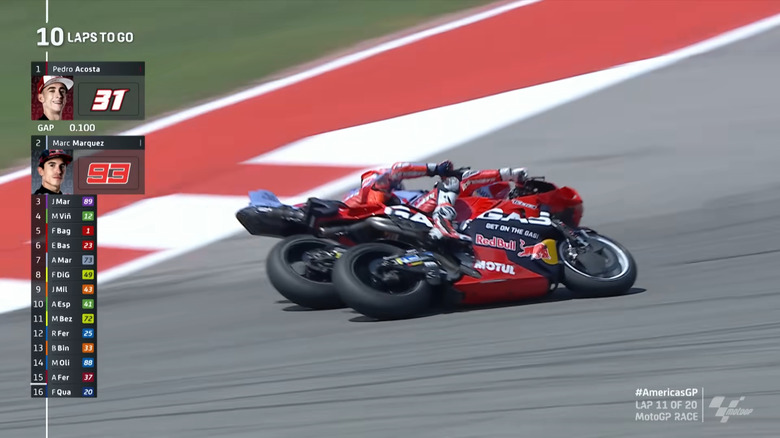 A MotoGP race at COTA in Austin, TX