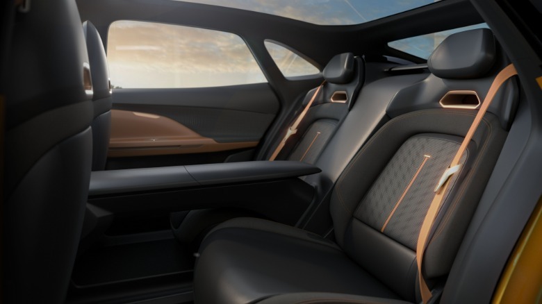 Rear seat of the Buick Electra GS concept