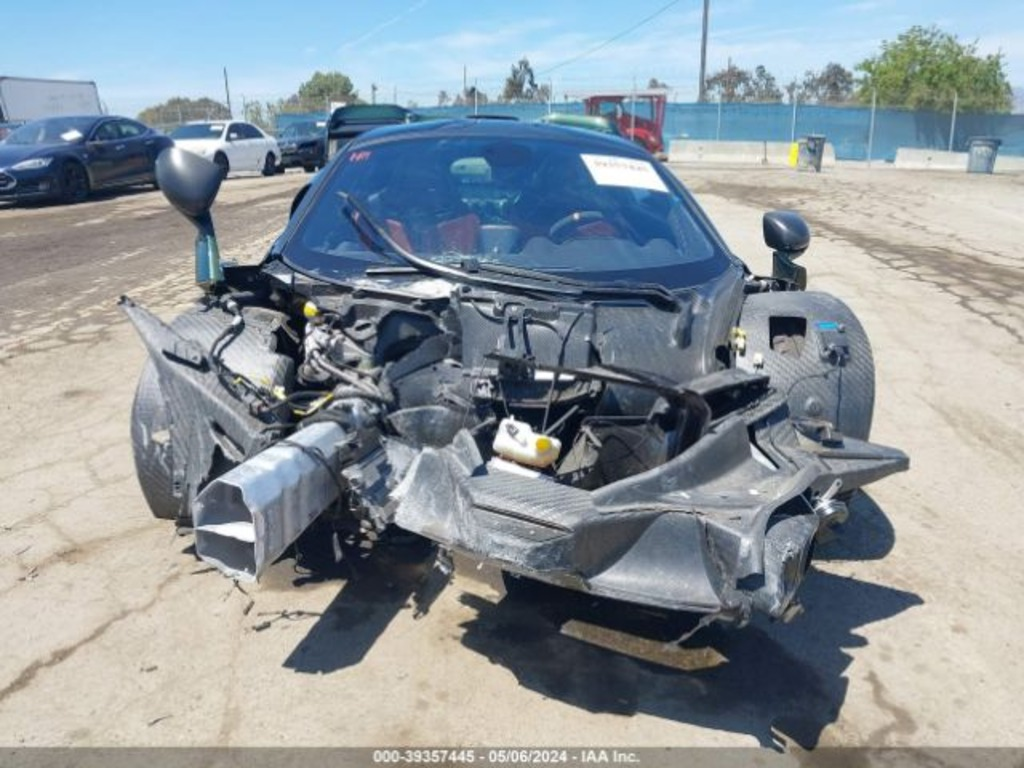 Wrecked McLaren Senna