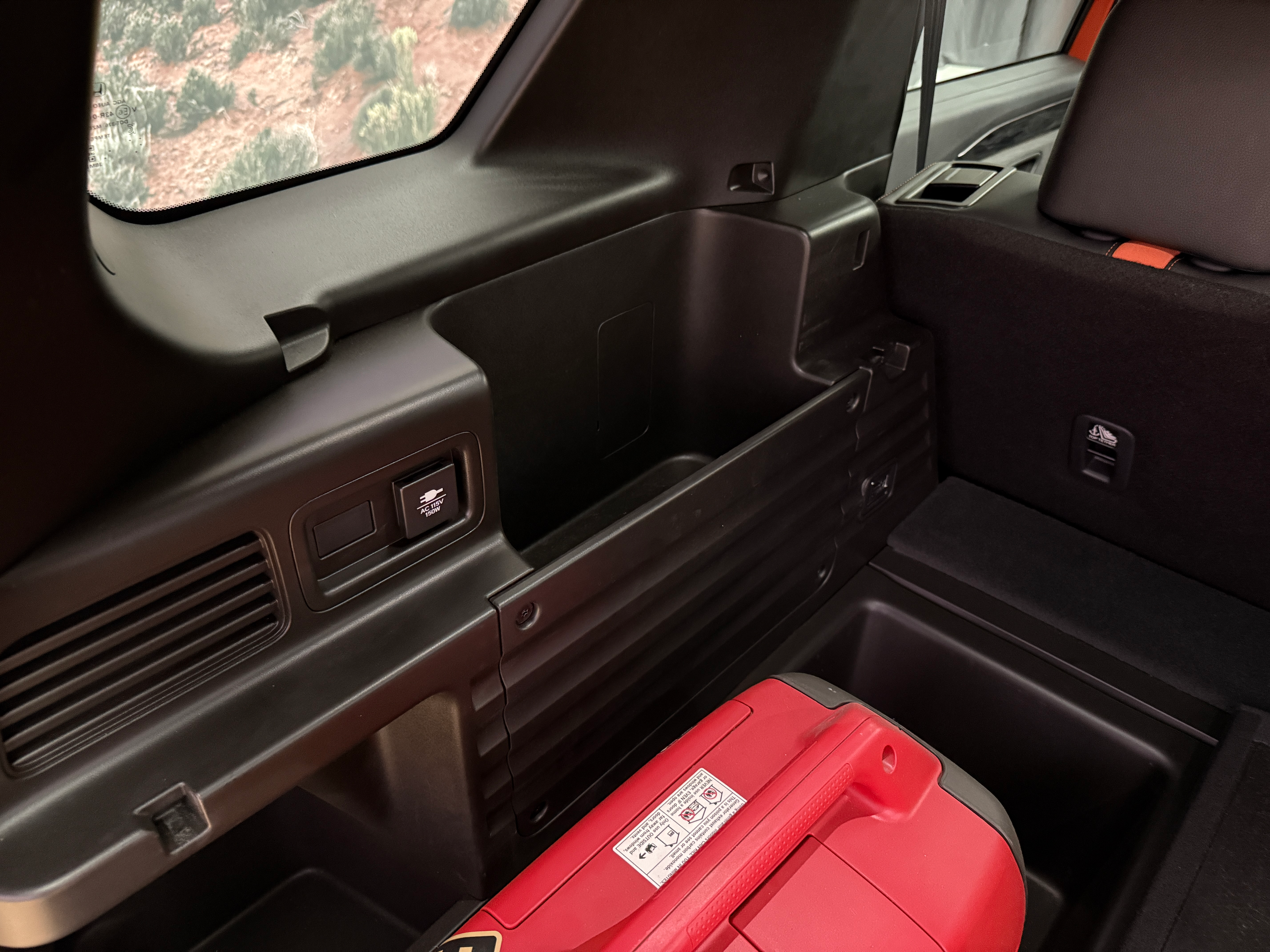 2026 Honda Passport cargo area