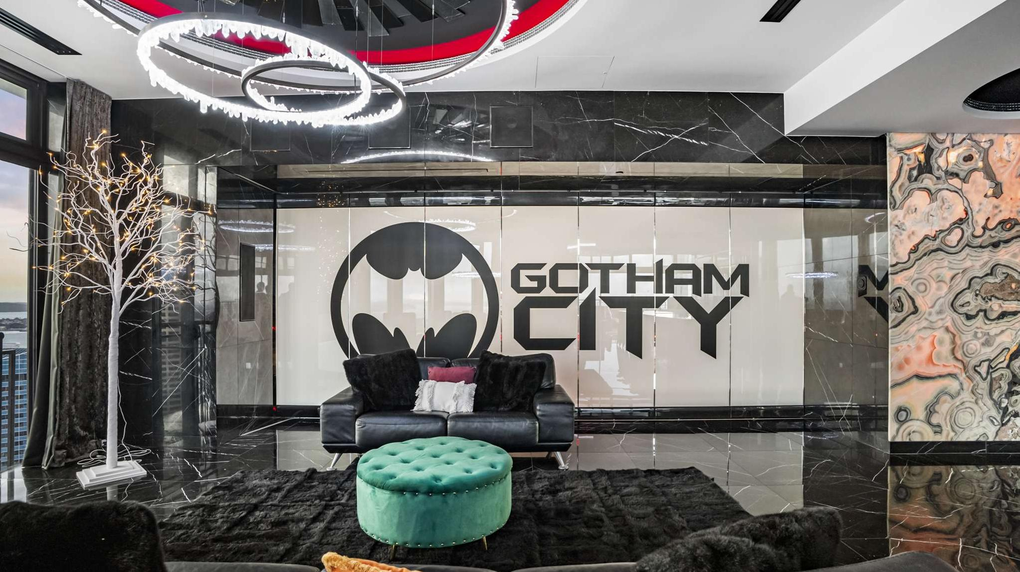 Auckland New Zealand Condo Apartment Car Bed Batman Gotham City