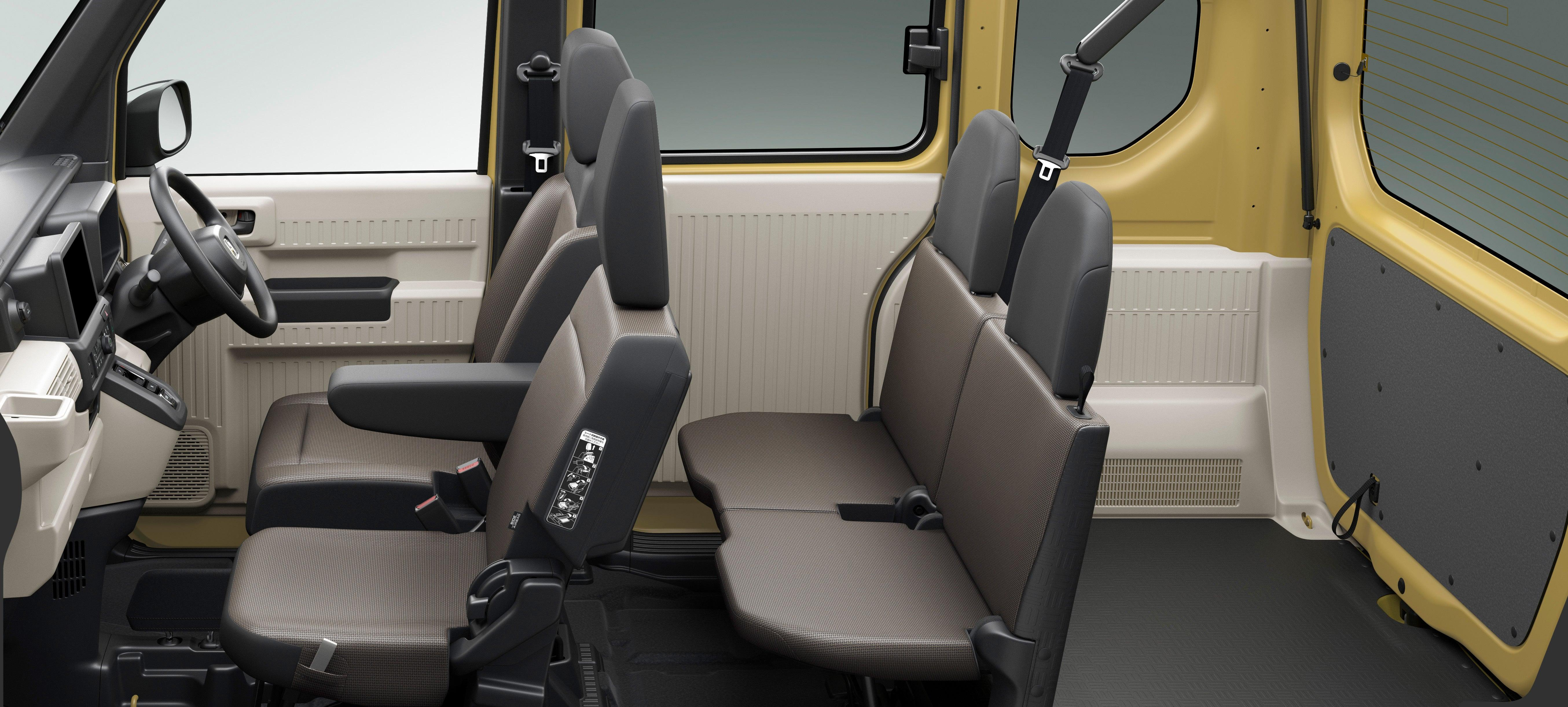 Interior of a Honda N-Van e: