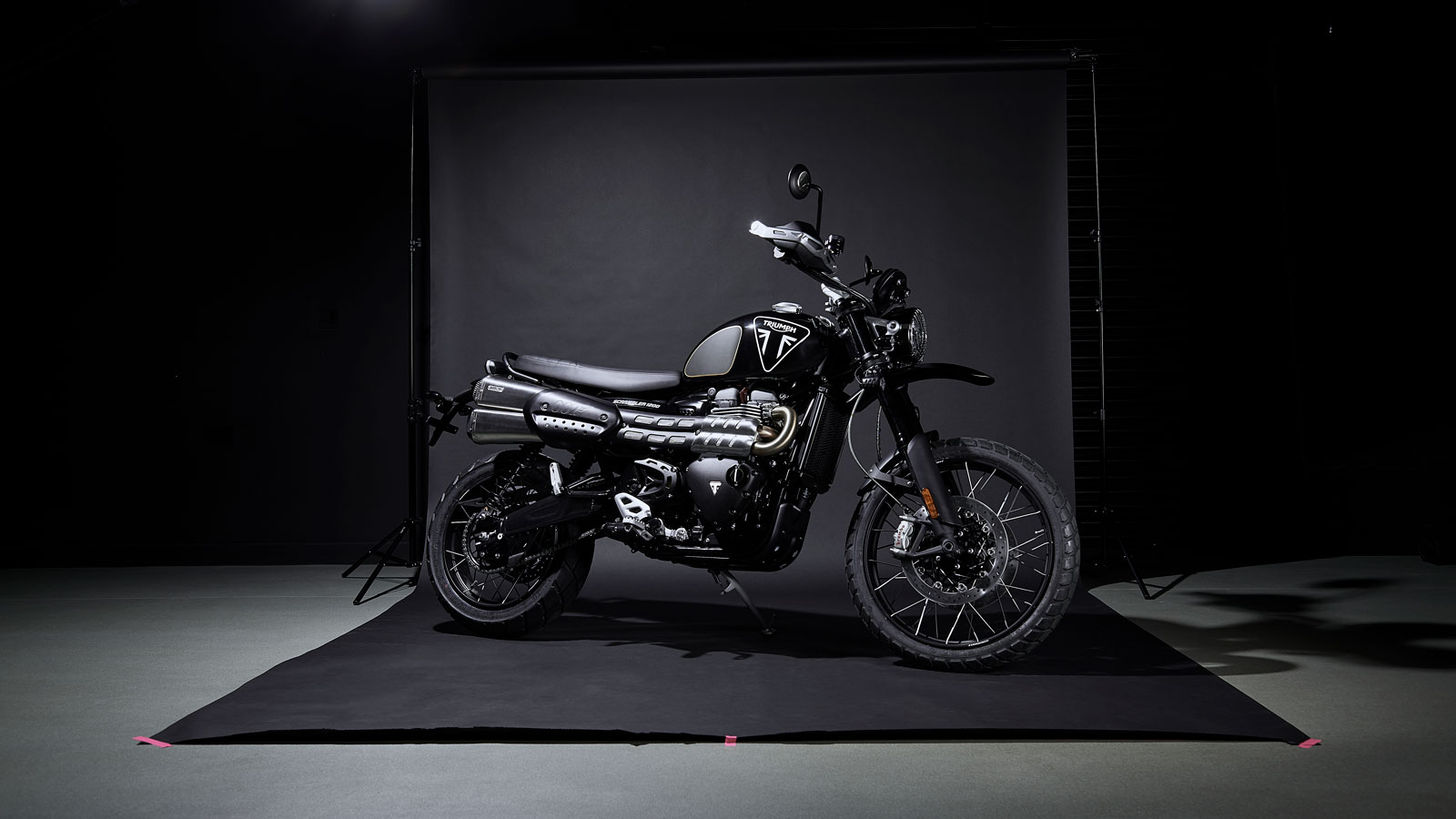 The James Bond edition of Triumph's Scrambler bike