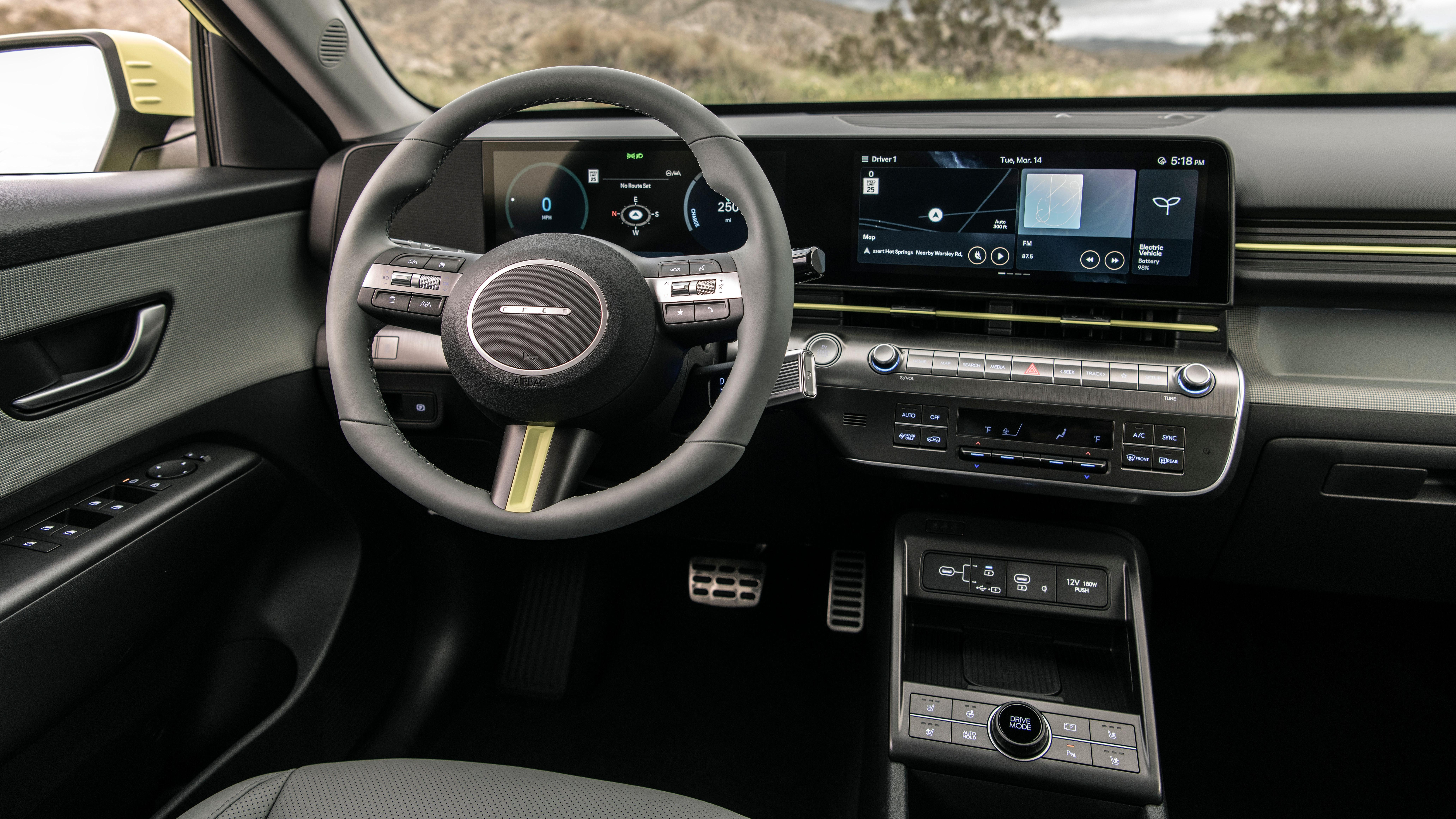 2024 Hyundai Kona Electric interior