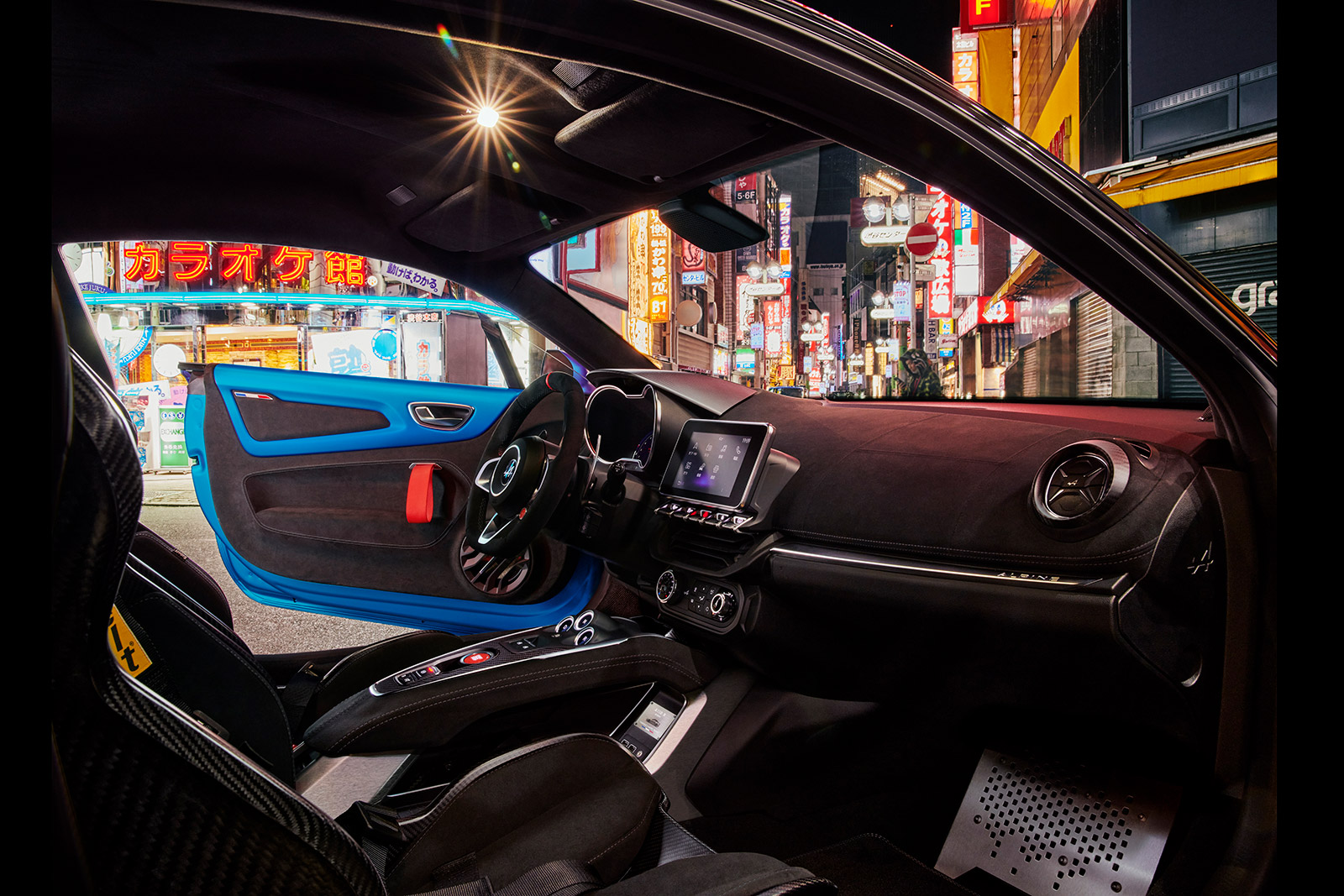 Alpine A110 R interior view