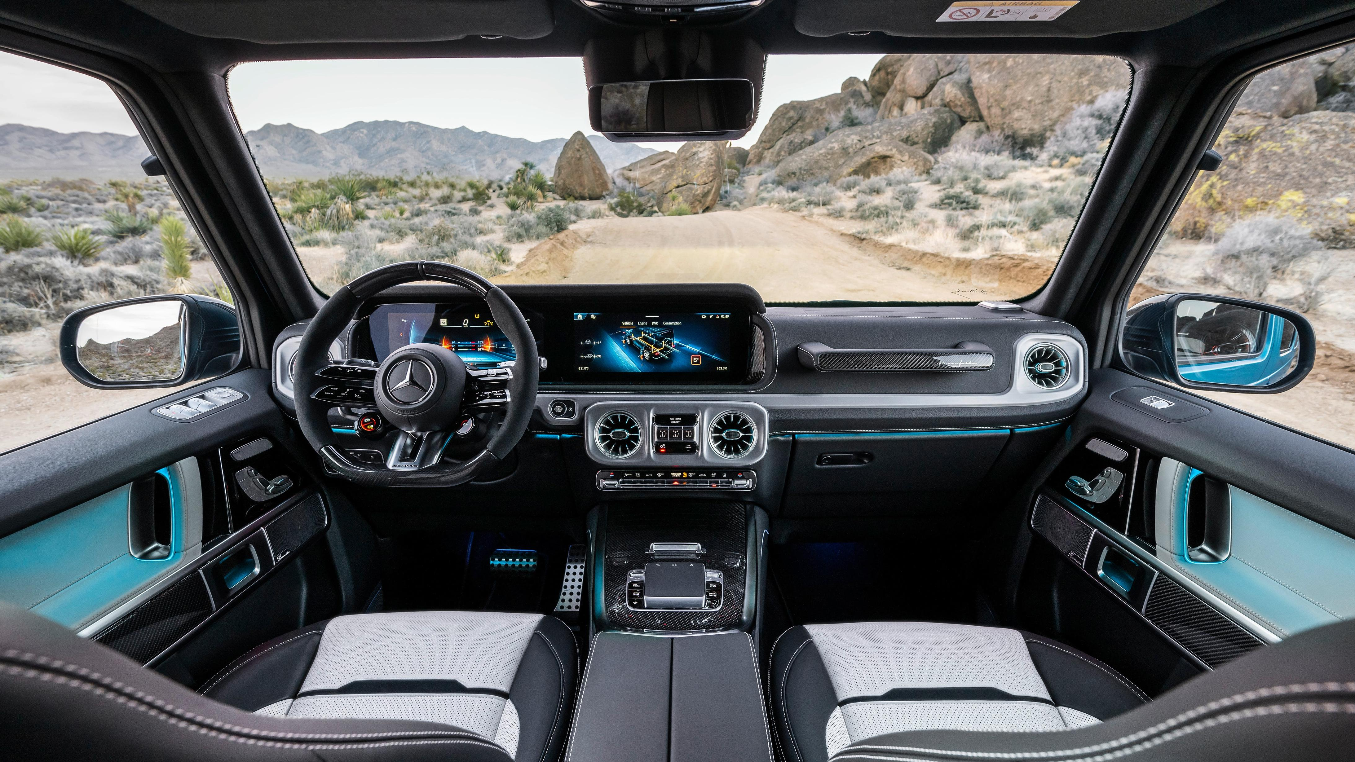 Interior of a 2025 Mercedes-AMG G63