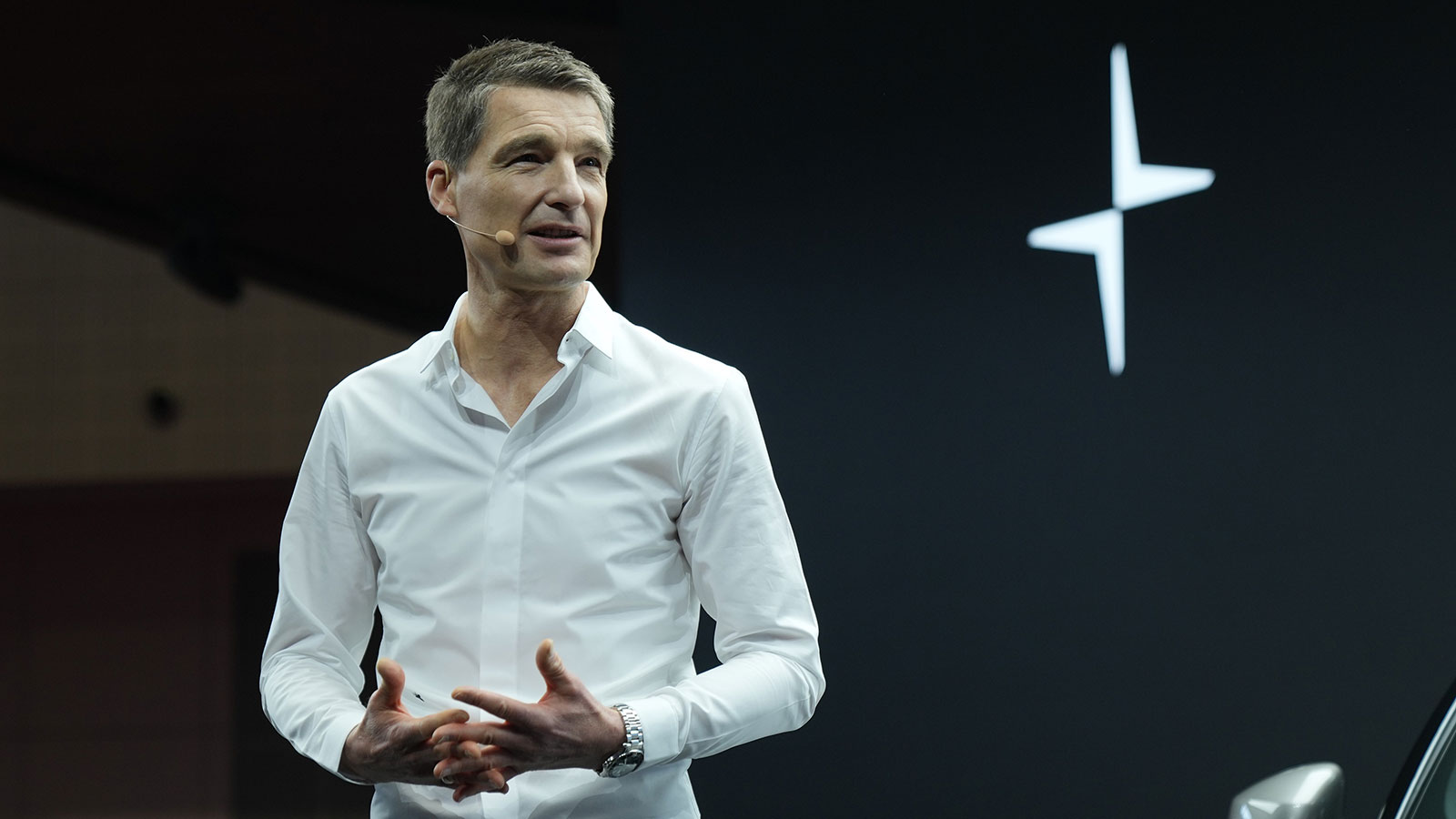 A photo of Polestar CEO Thomas Ingenlath. 