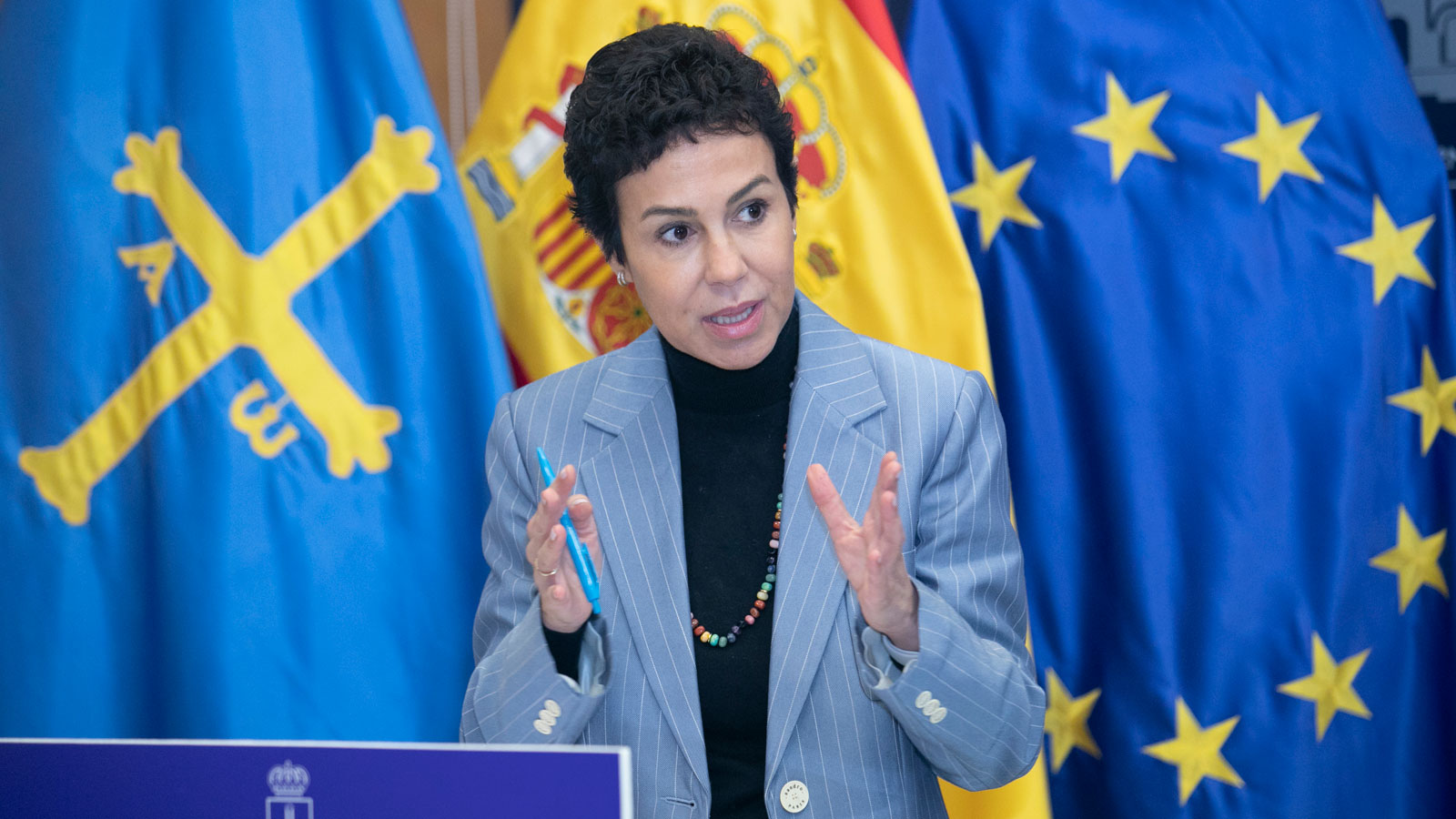 A photo of Spain's secretary of State for Transport, Isabel Pardo de Vera