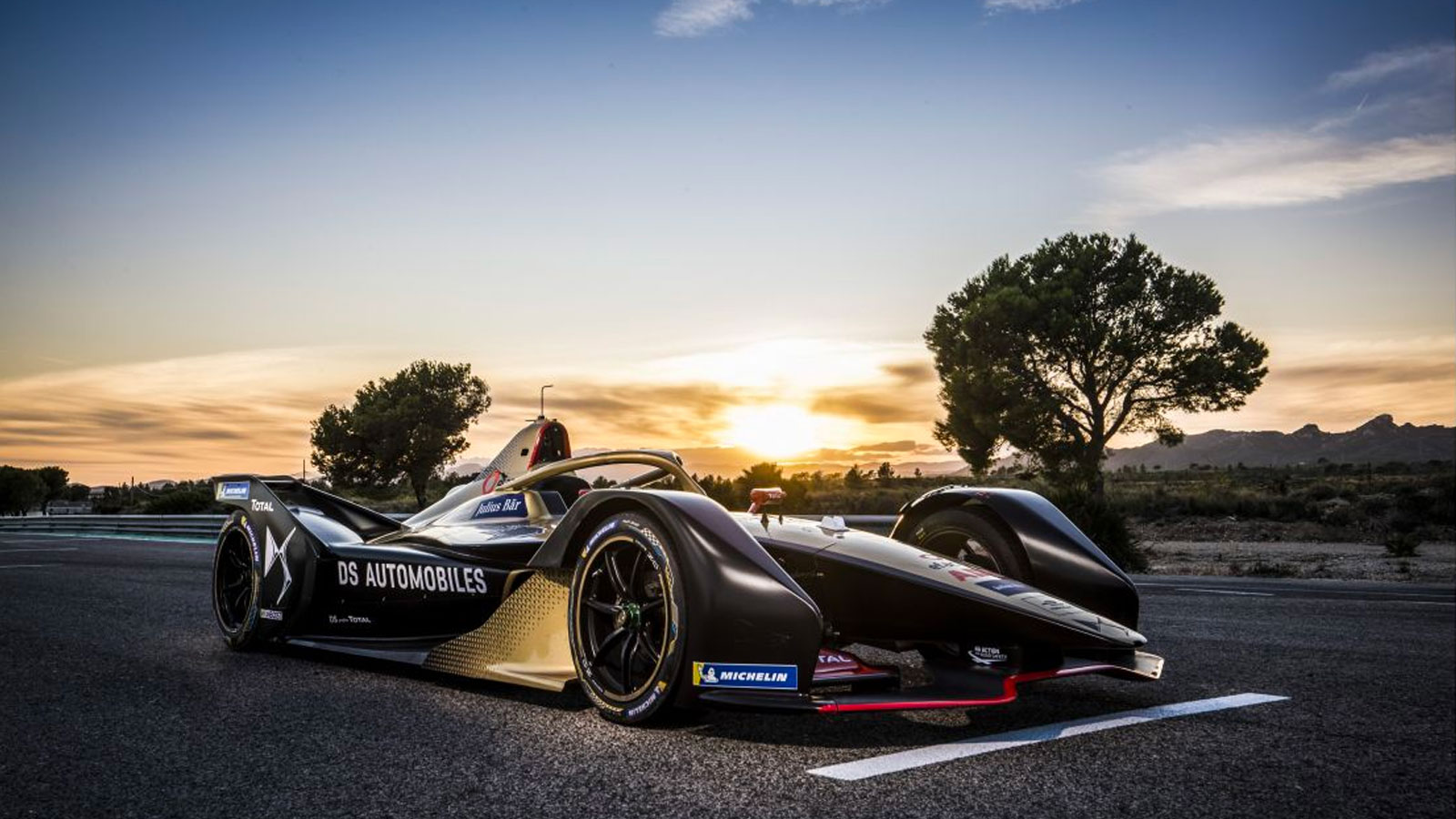 A photo of the DS Techeetah Formula E car