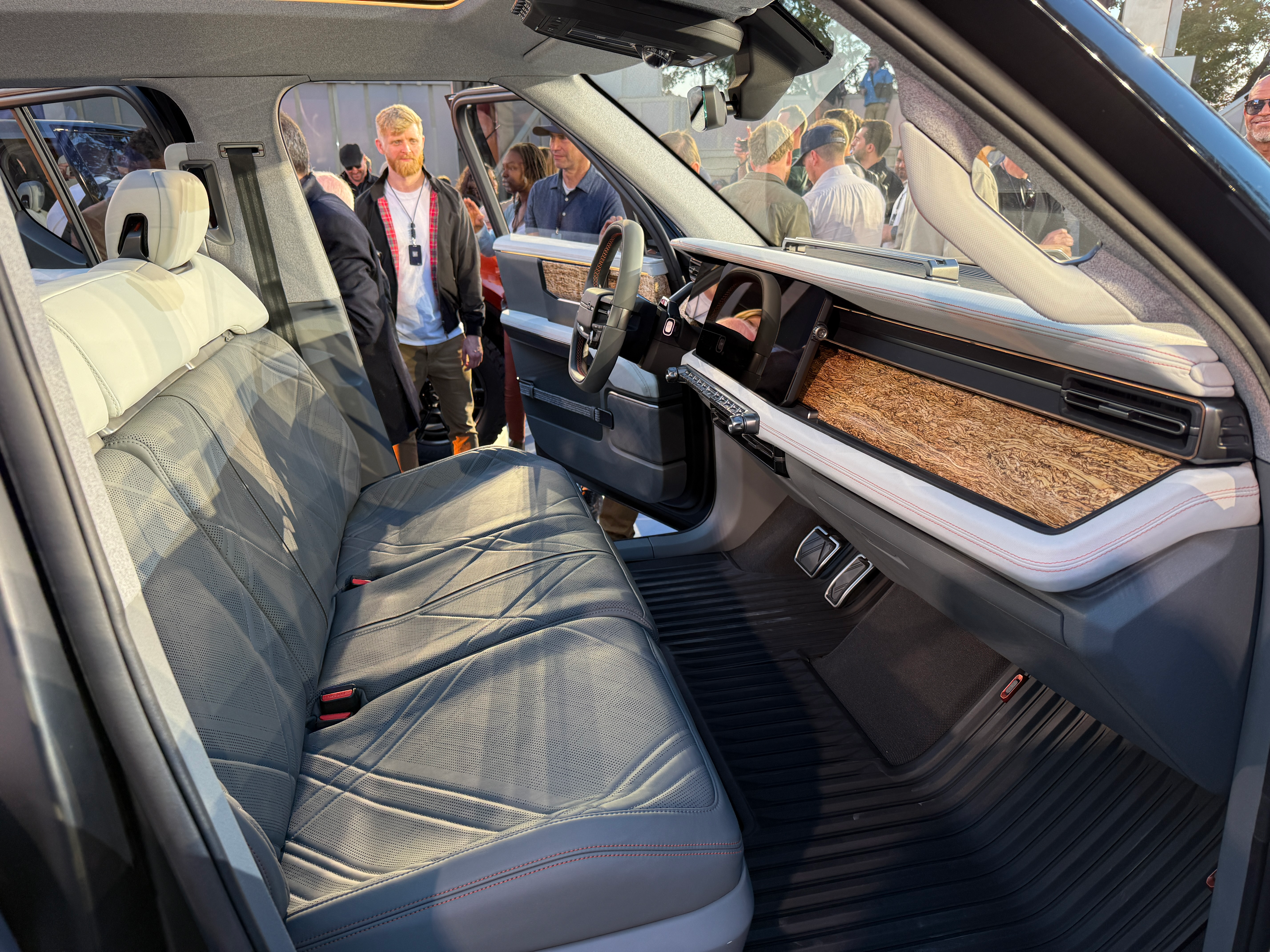 Front bench seat of the Scout Terra concept