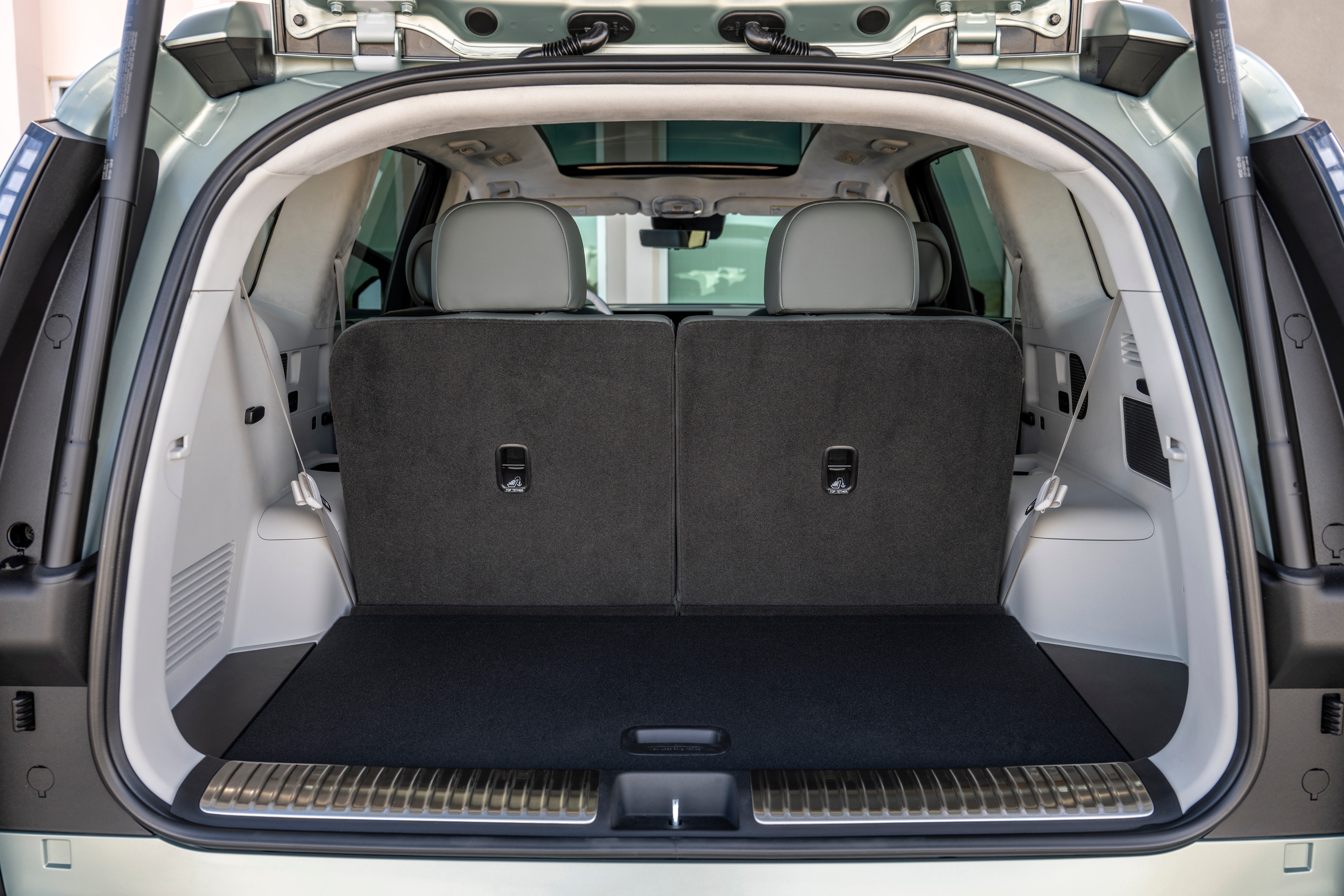 Cargo area of a 2026 Hyundai Ioniq 9