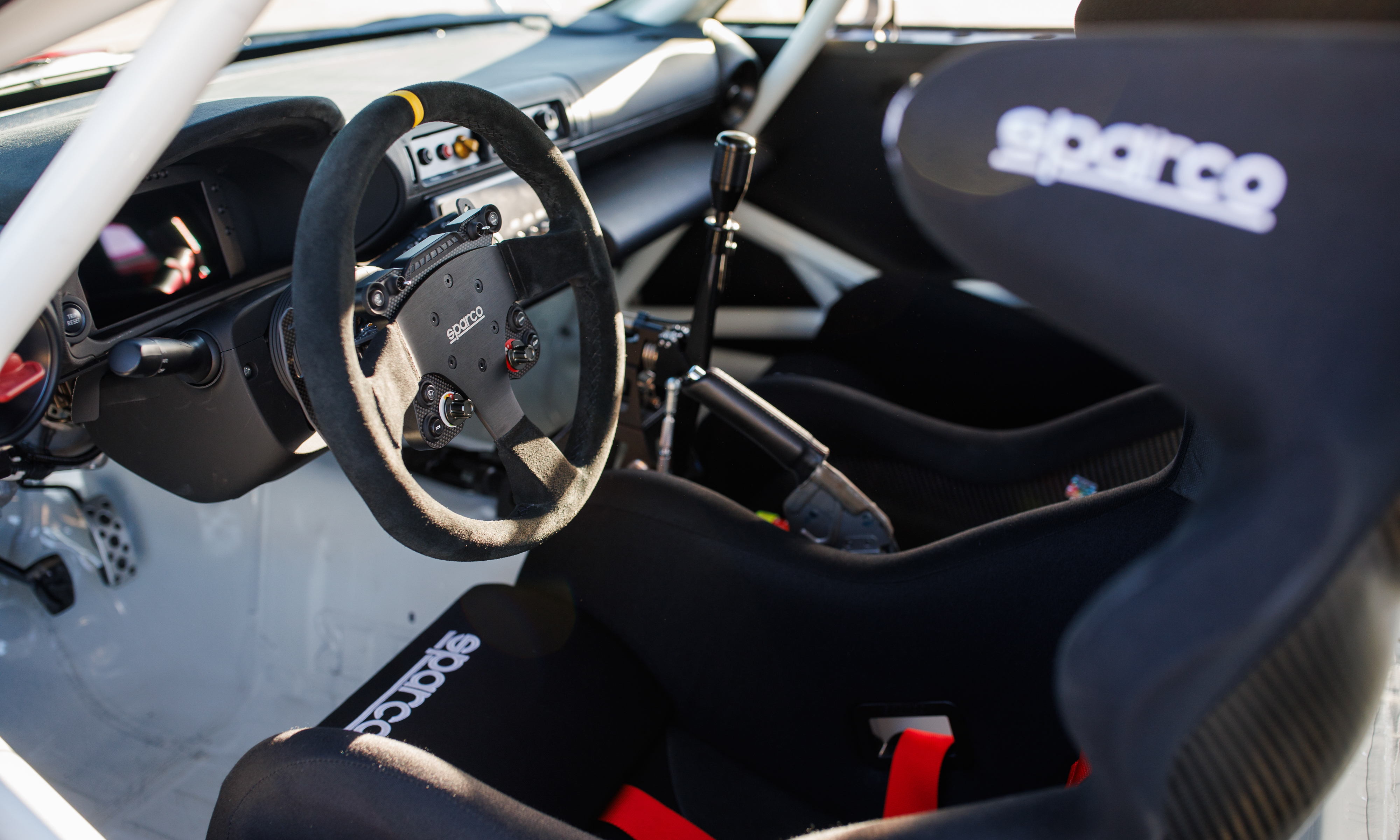 Interior of the Toyota GR86 Rally Legacy concept