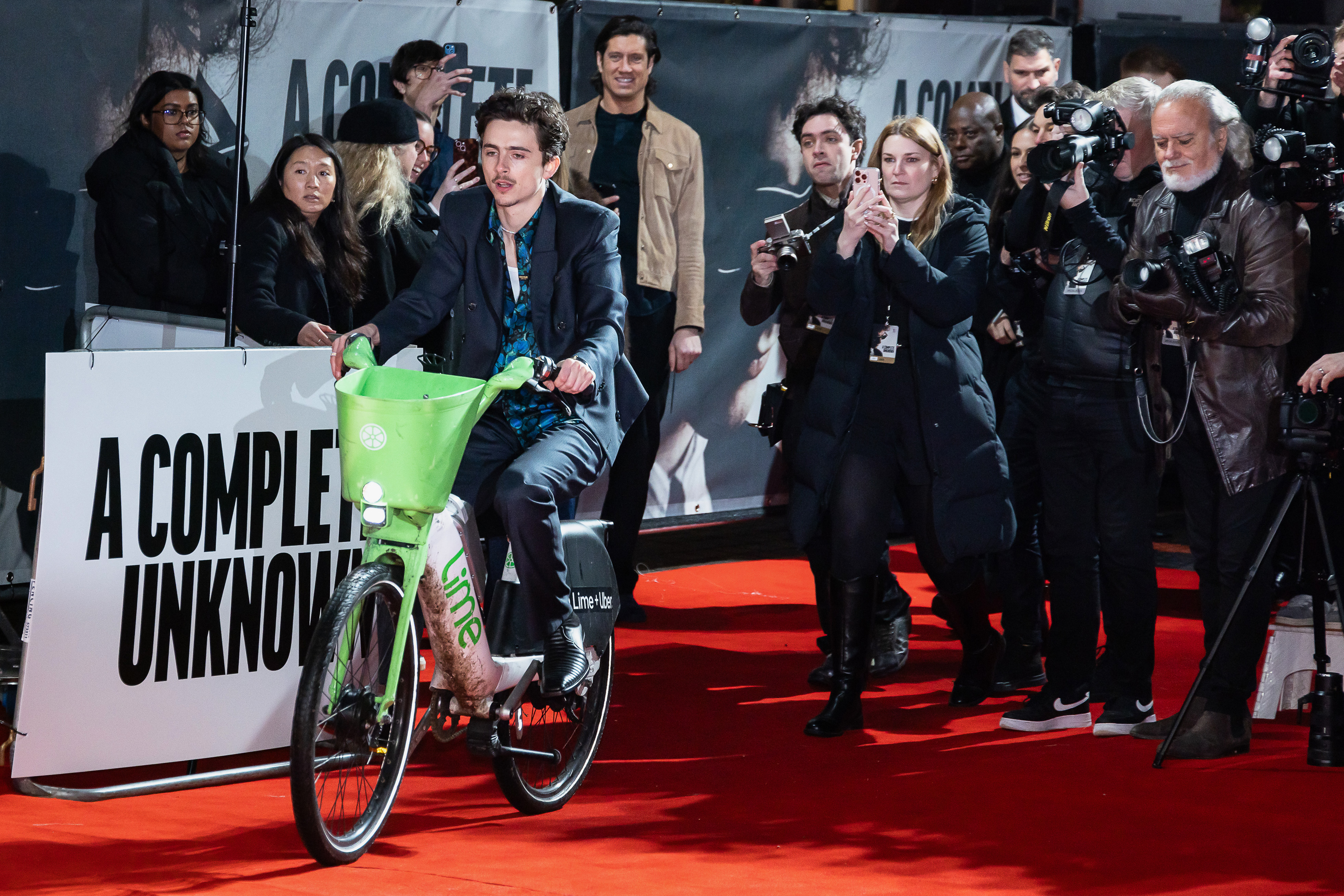 Timothee Chalamet attends the UK Premiere of Searchlight Pictures' 