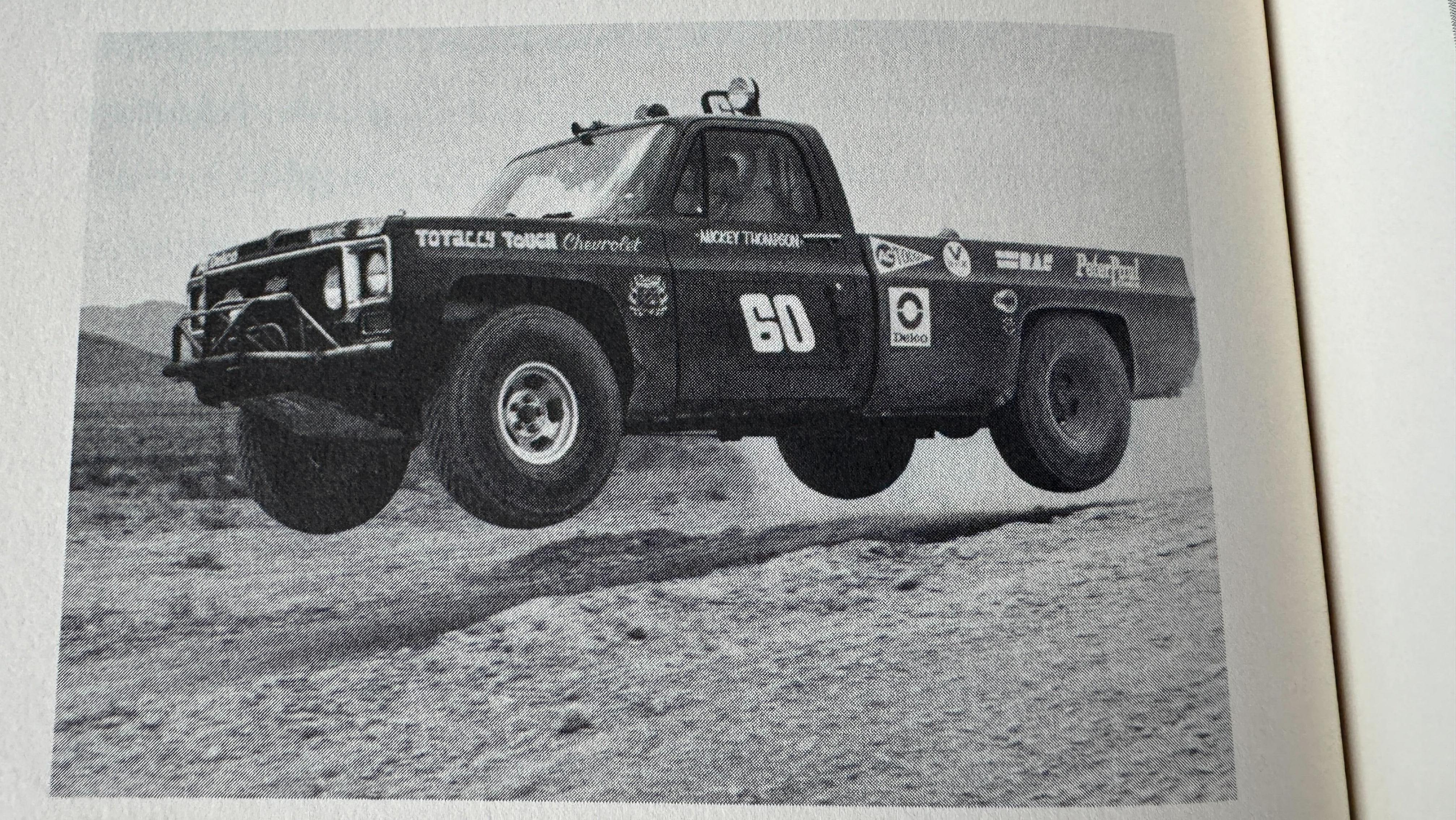 Mickey Thompson racing in Baja