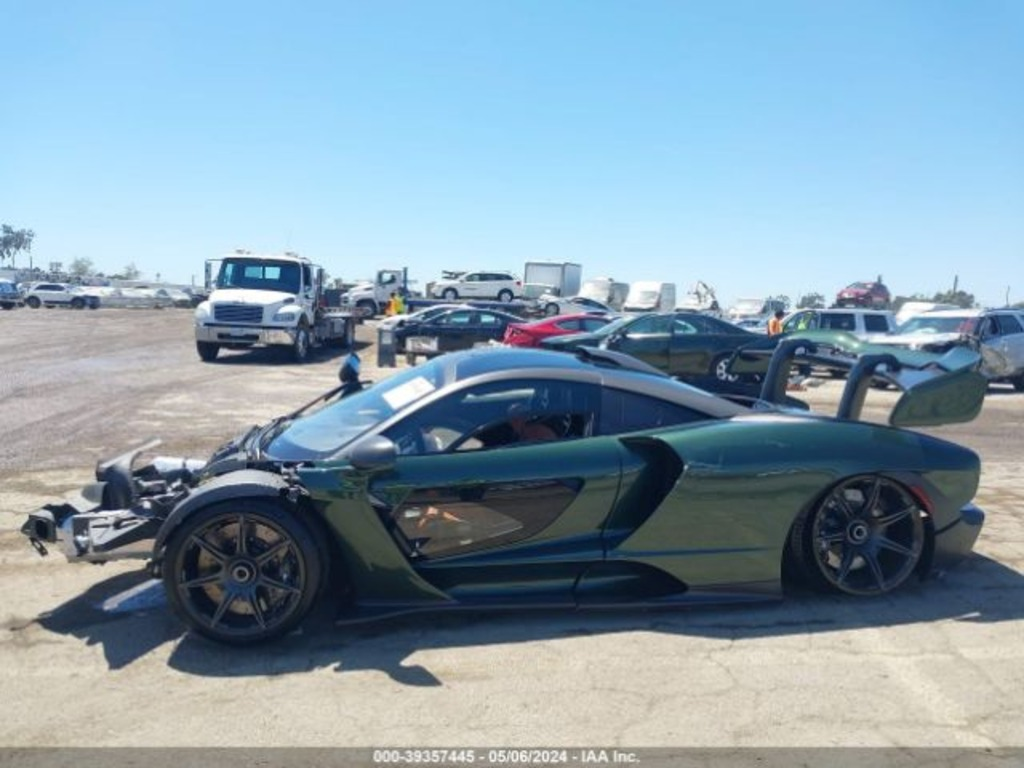 Wrecked McLaren Senna 