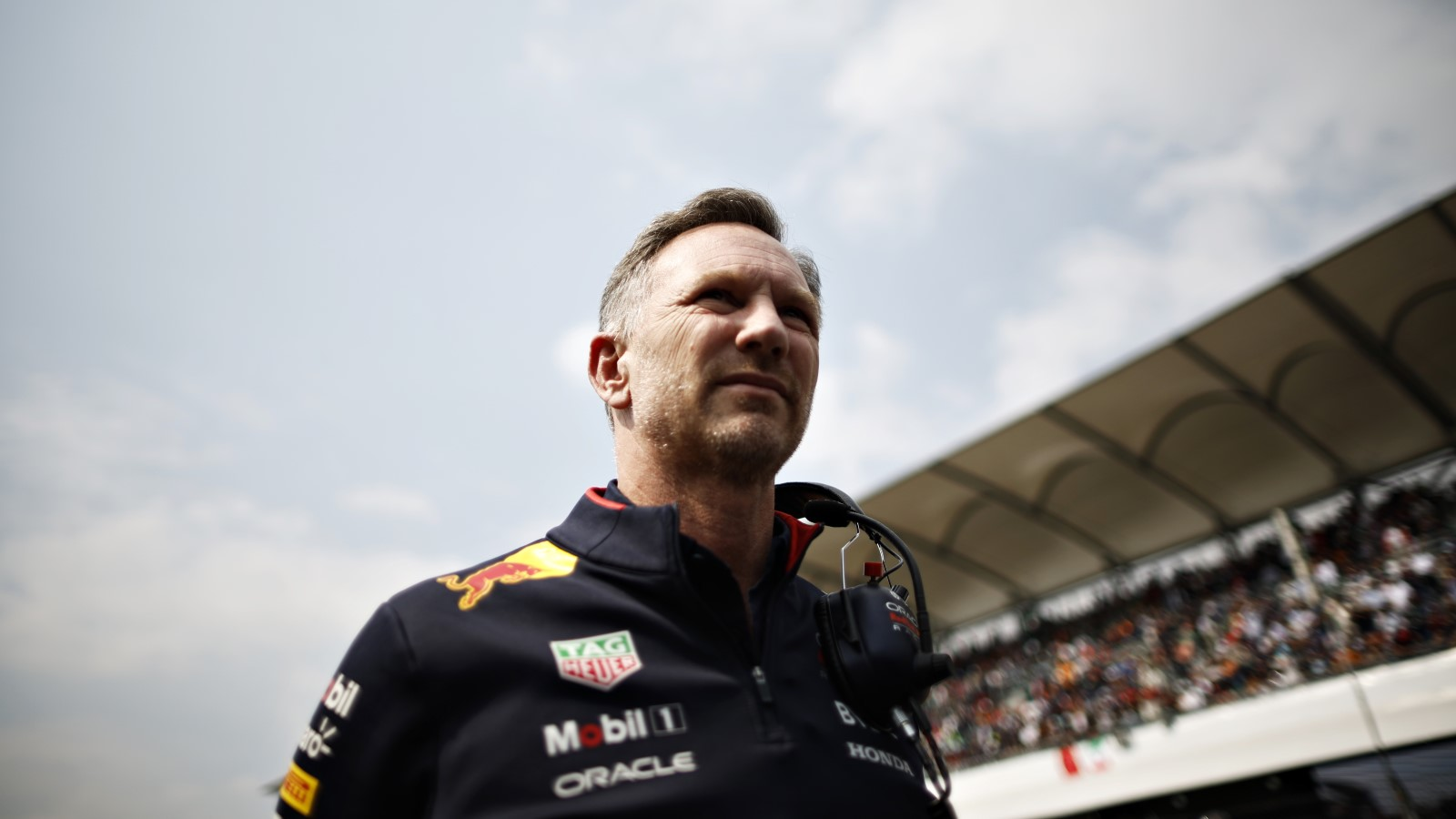 A photo of Red Bull boss Christian Horner. 