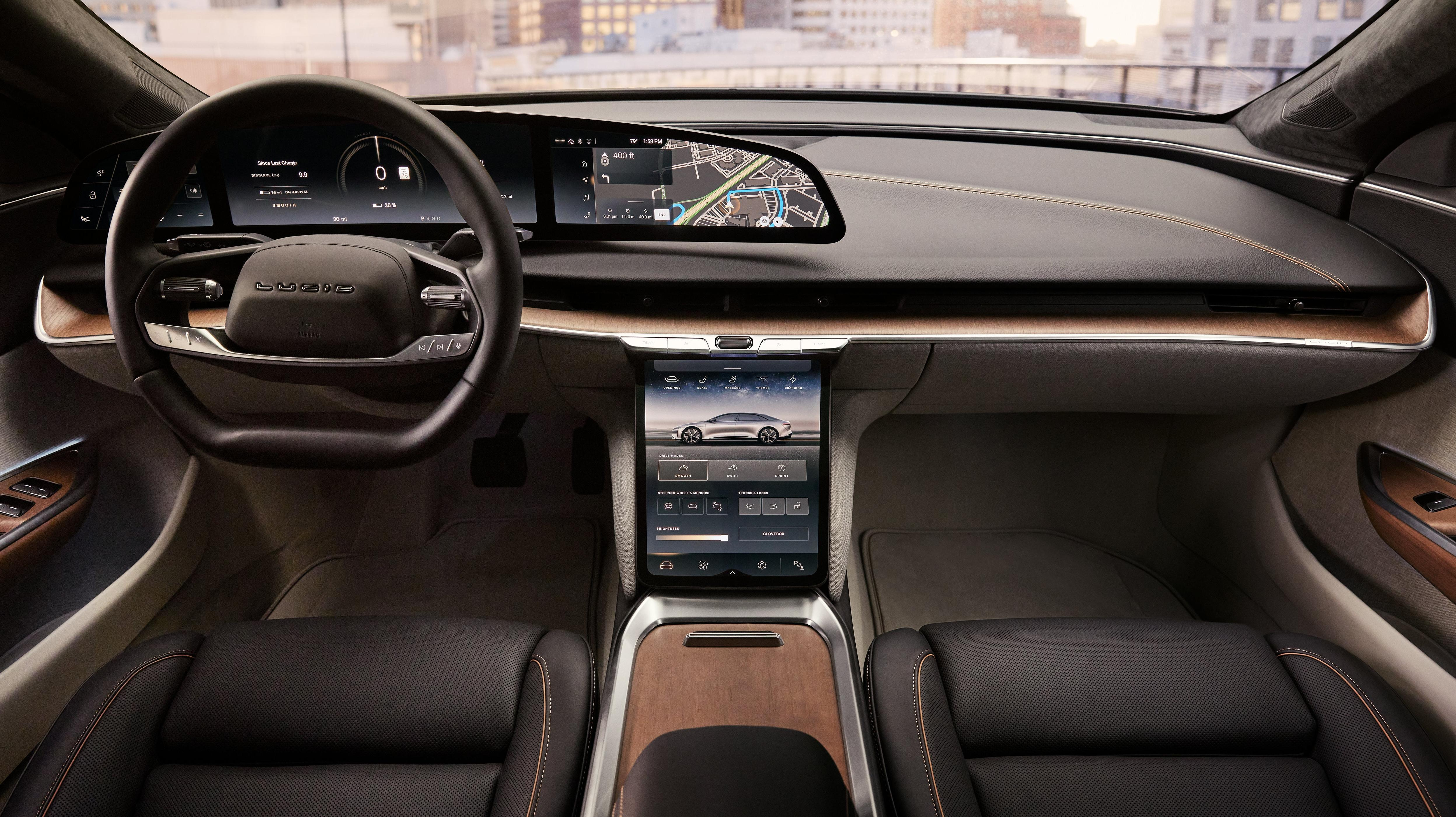 Lucid Air Touring Interior