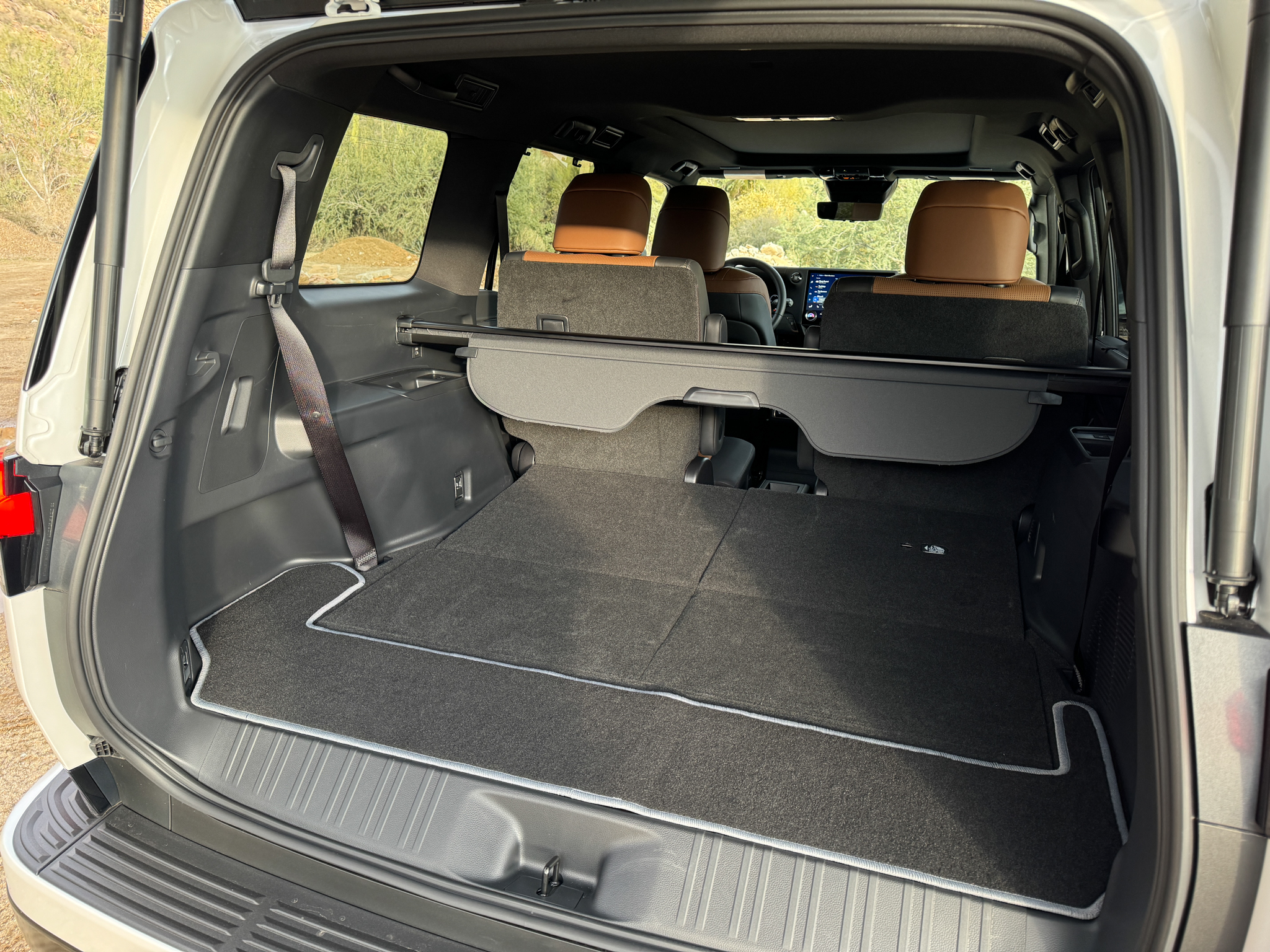 Cargo area of a 2024 Lexus GX 550