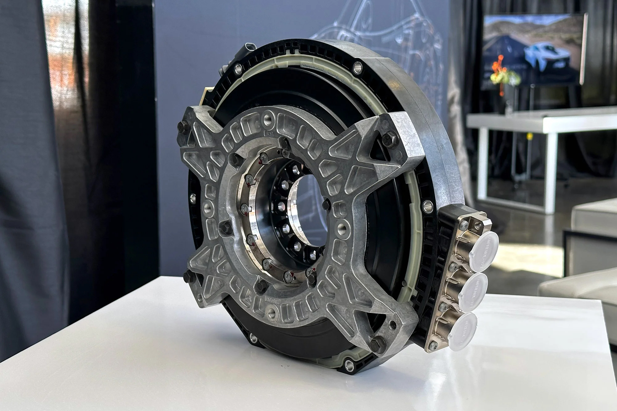 The axial-flux electric motor from the McLaren Artura