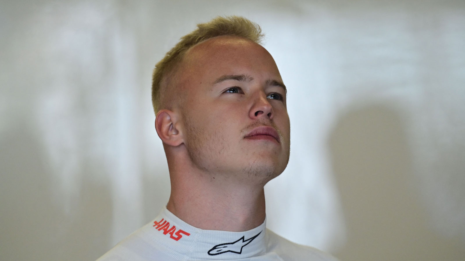 A photo of Haas F1 driver Nikita Mazepin. 