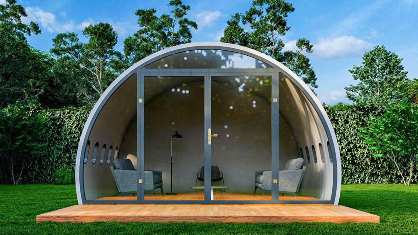 A render of the Aeropods cabin. 