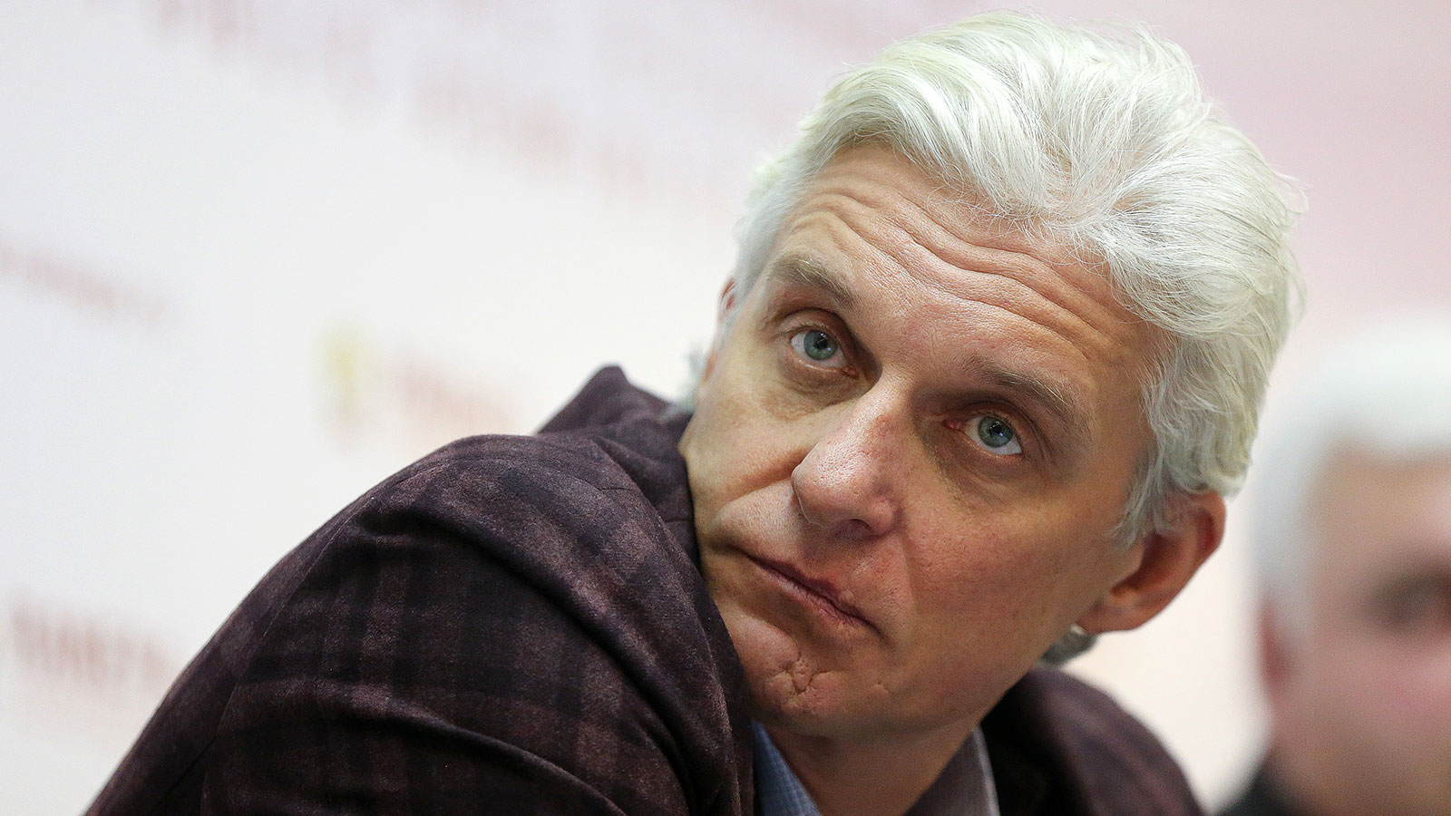 A photo of Russian businessman Oleg Tinkov. 