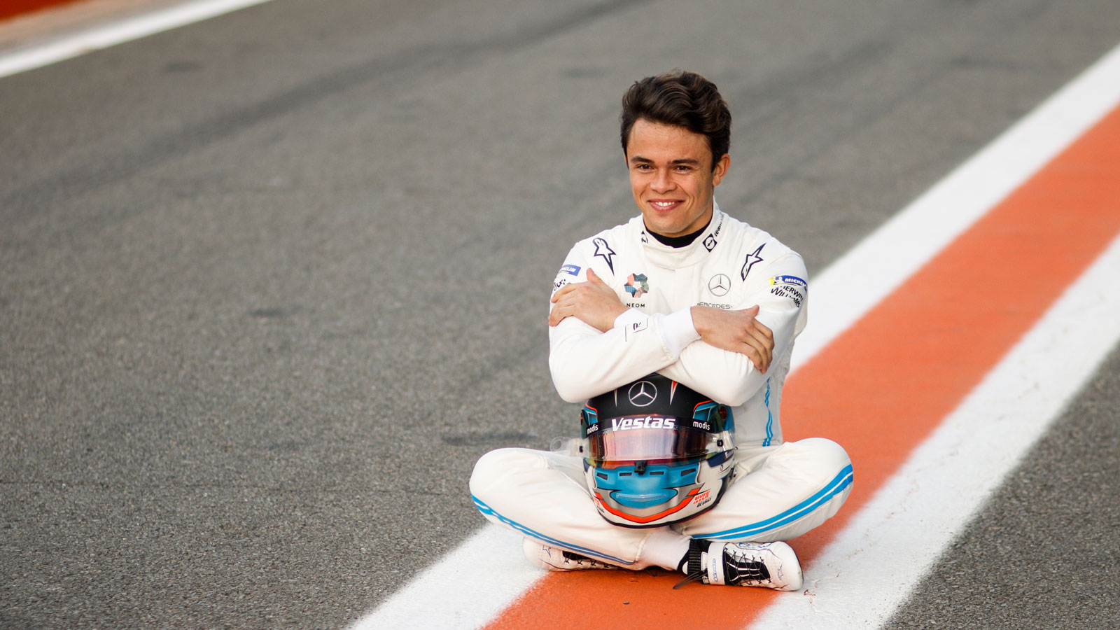 A photo of Mercedes Formula E driver Nyck de Vries. 