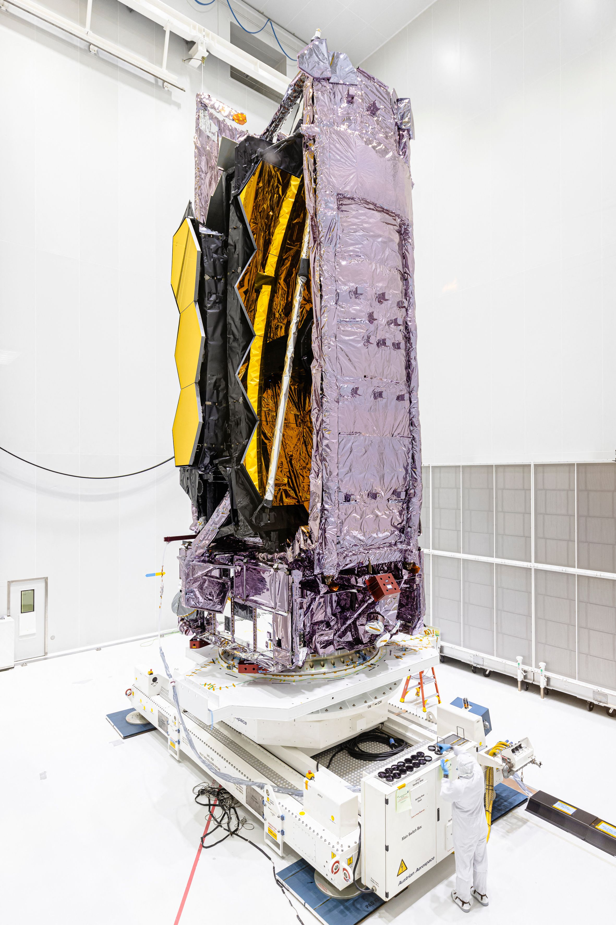 James Webb Space Telescope folded for launch