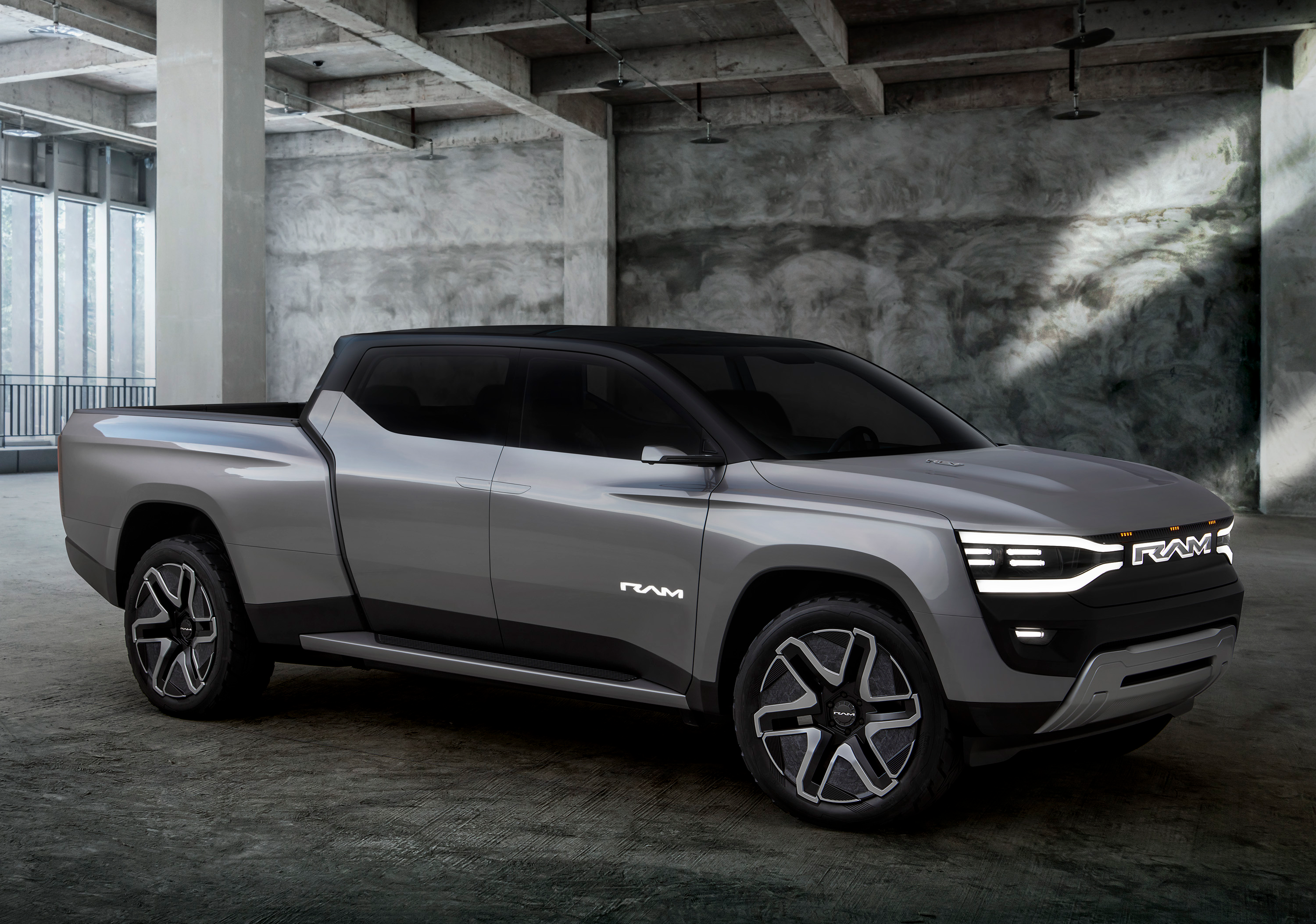 ram 1500 revolution electric pickup truck concept