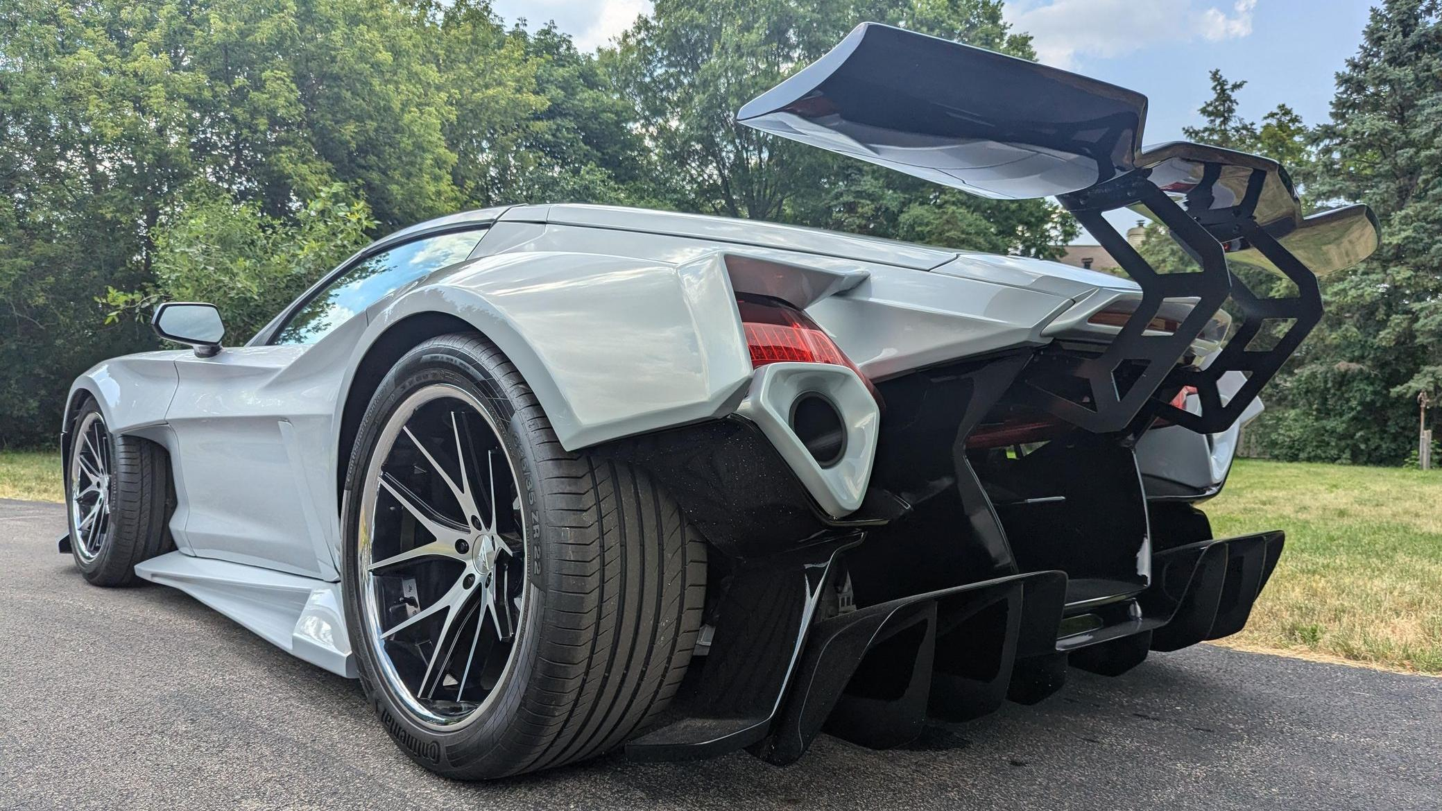 2008 Chevrolet Corvette with a Valarra body kit