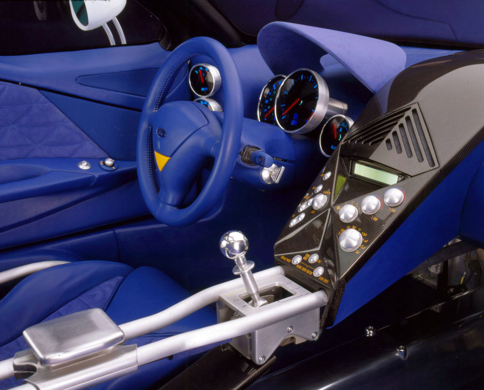 Interior shot of Ford GT90