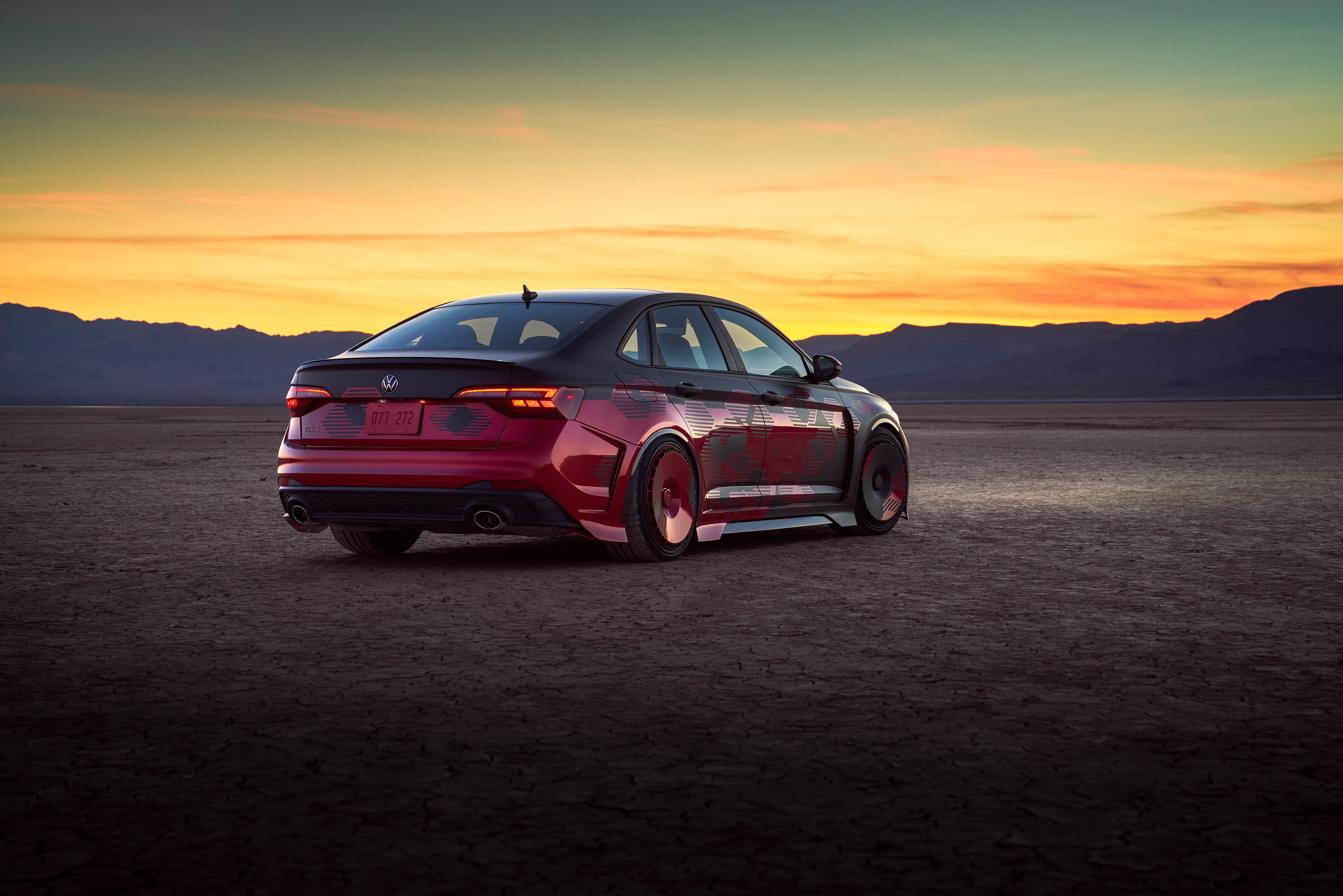 A photo of the Volkswagen GLI Performance concept which is debuting at SEMA.